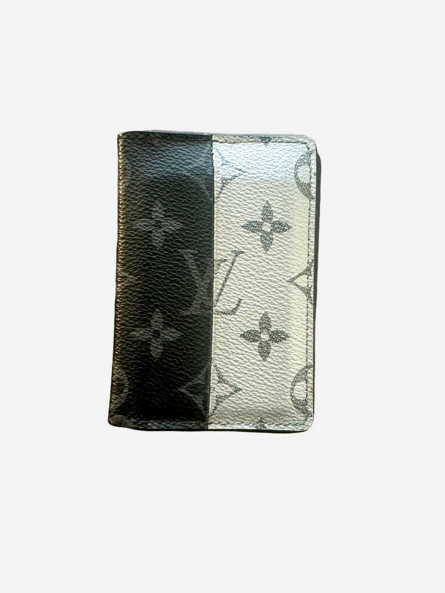 Louis Vuitton Monogram Eclipse & Silver Pocket Organizer