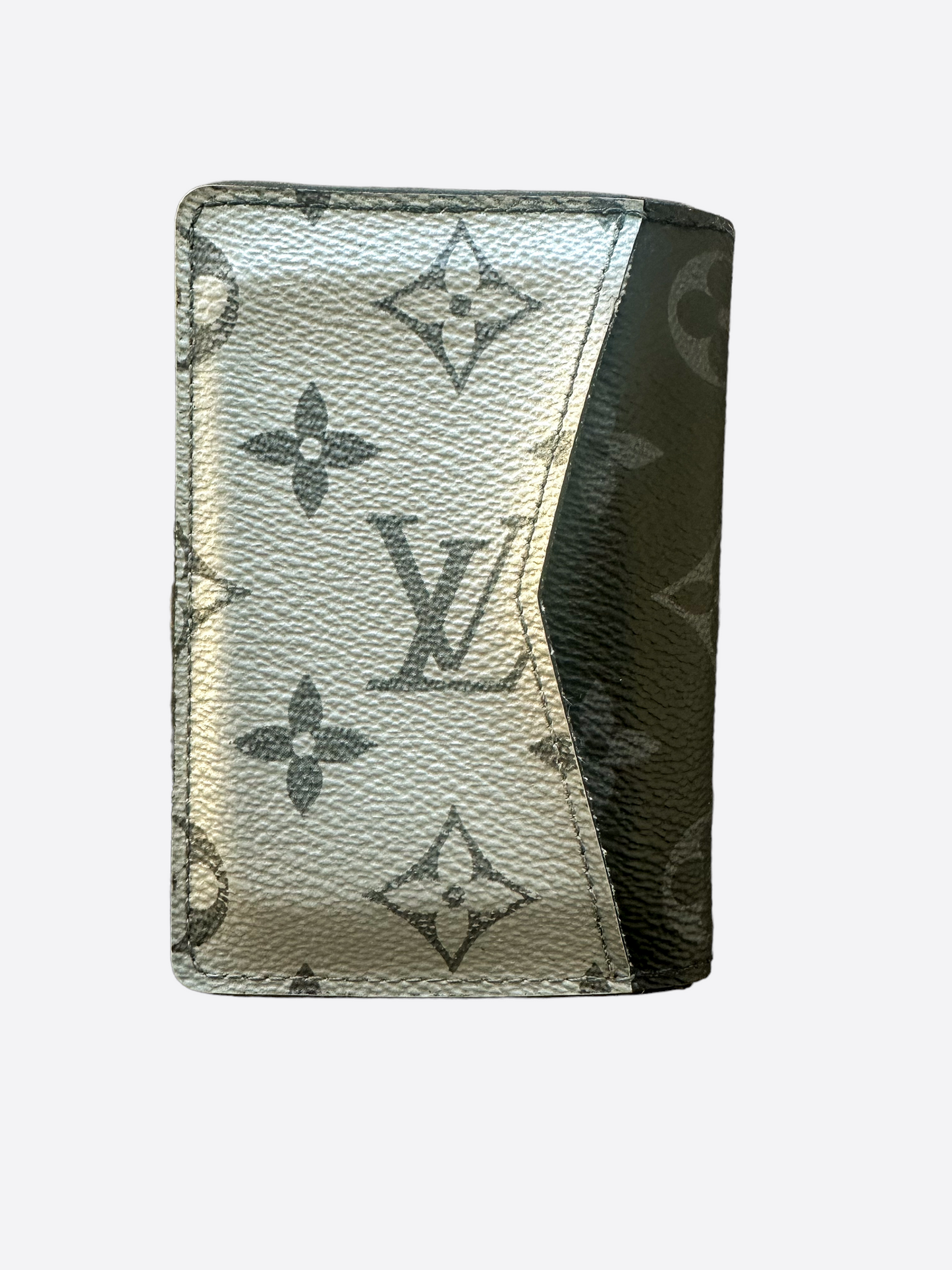 Louis Vuitton Monogram Eclipse & Silver Pocket Organizer