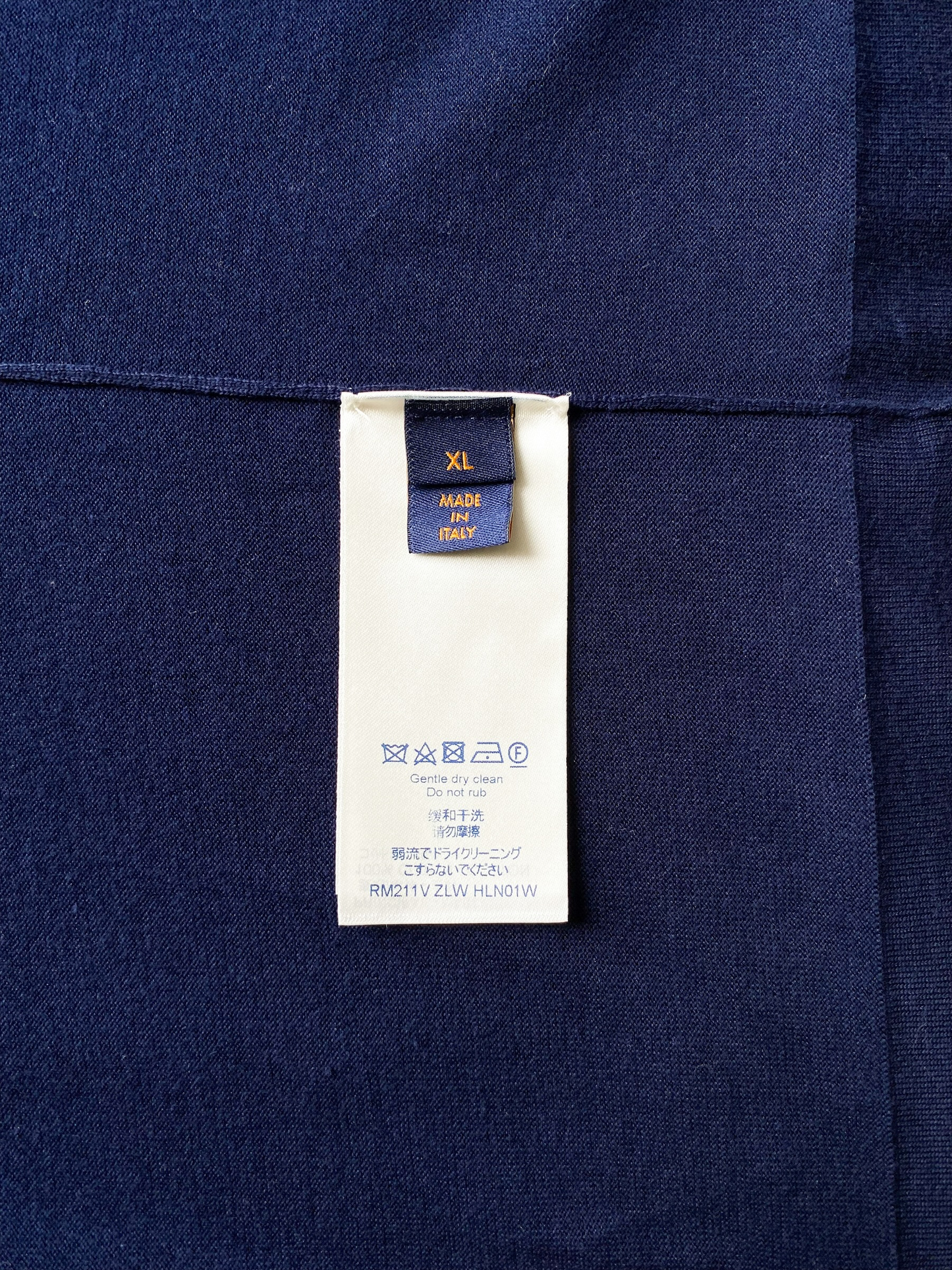 Louis Vuitton Navy Watercolor Monogram Tee