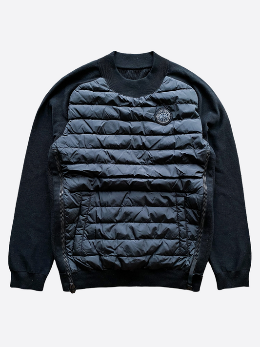 Canada Goose Black Hybridge Knit Black Label Men's Sweater