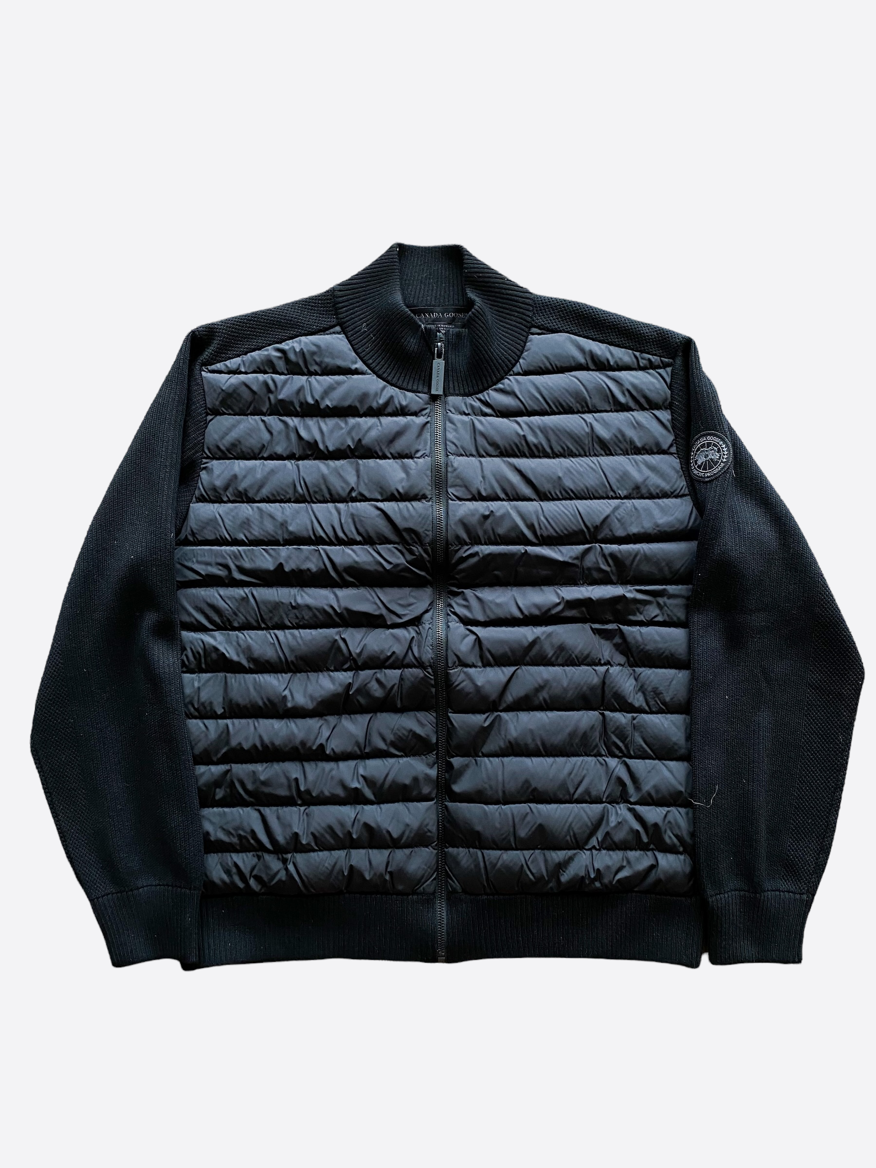 Canada Goose Black Hybridge Knit Black Label Men s Jacket Savonches