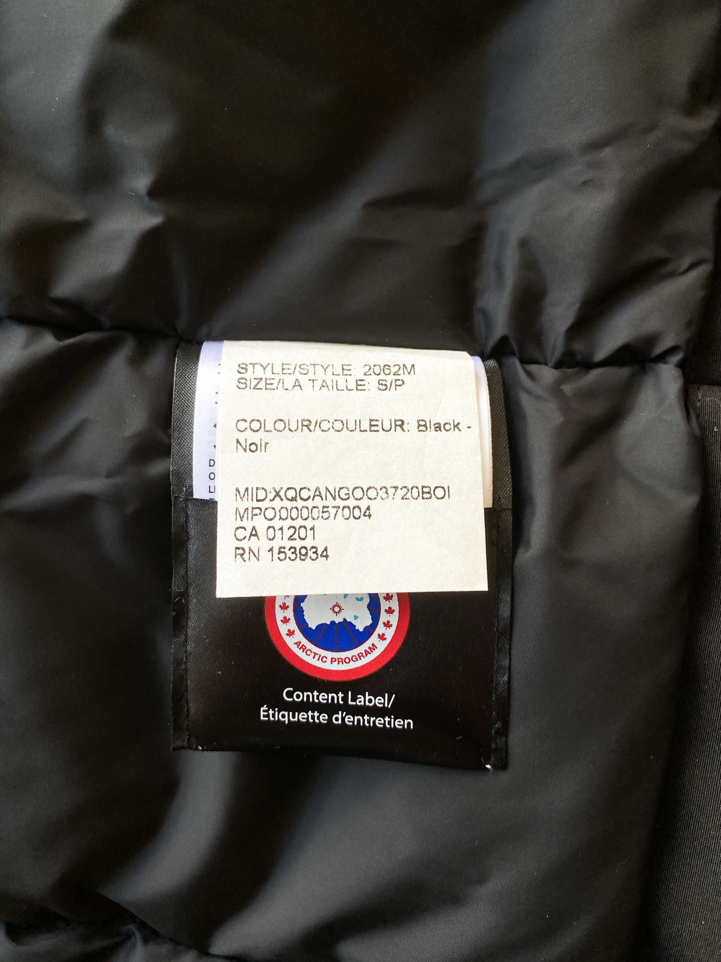 Canada Goose Black Langford Men's Jacket
