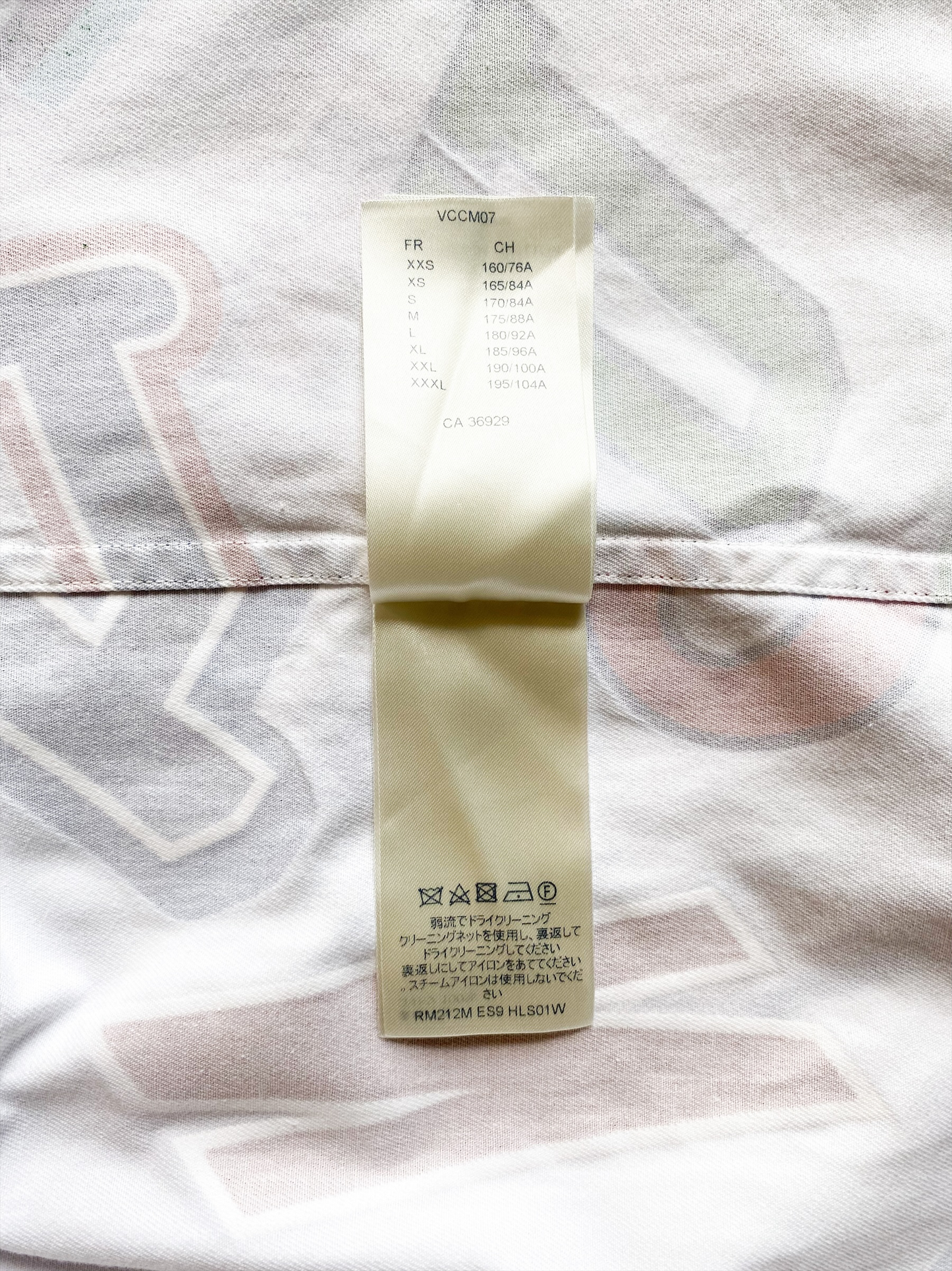 Louis Vuitton NBA White Letters Button Up Shirt