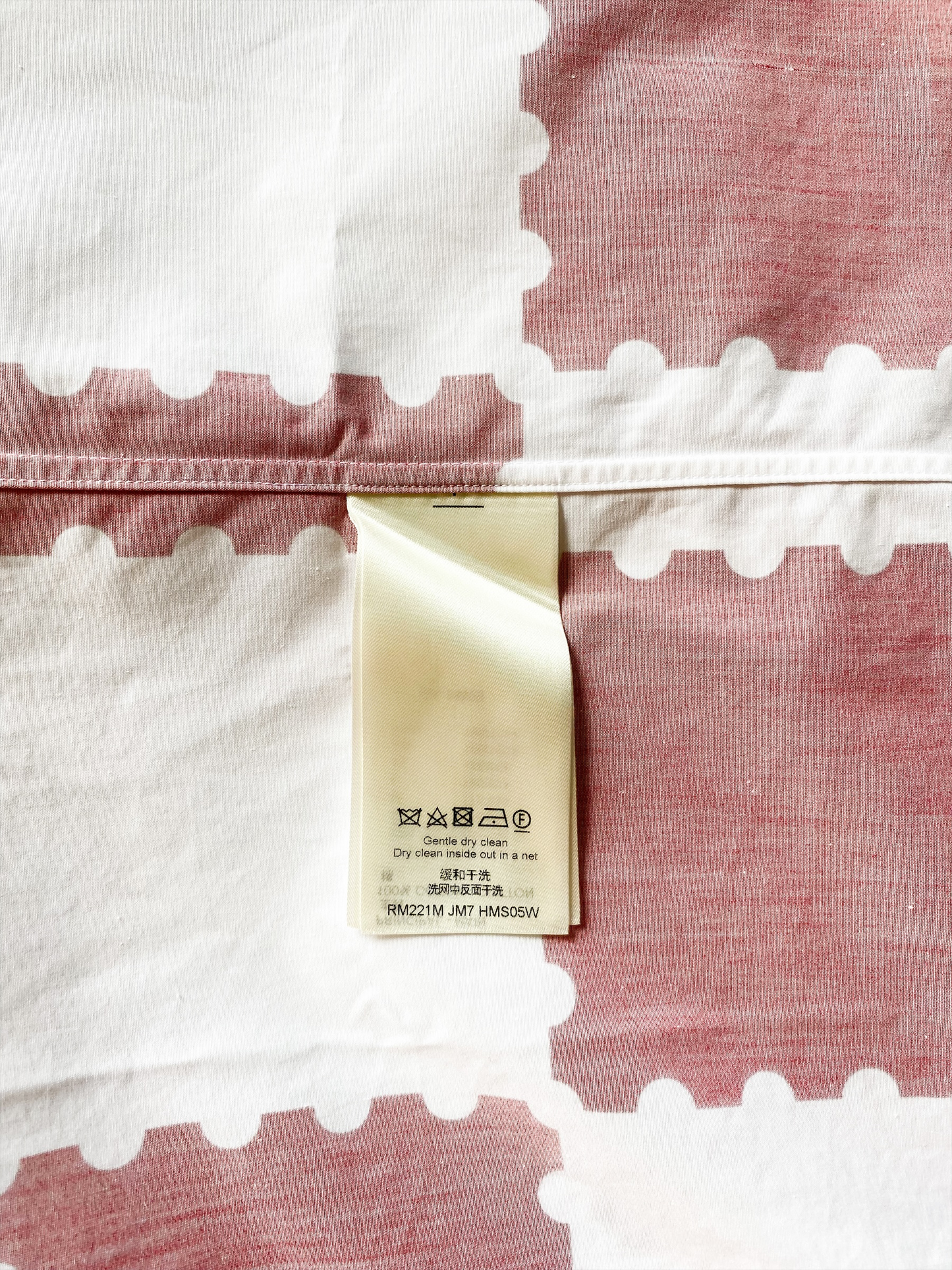 Louis Vuitton Nigo Red & White Checkered Button Up Shirt