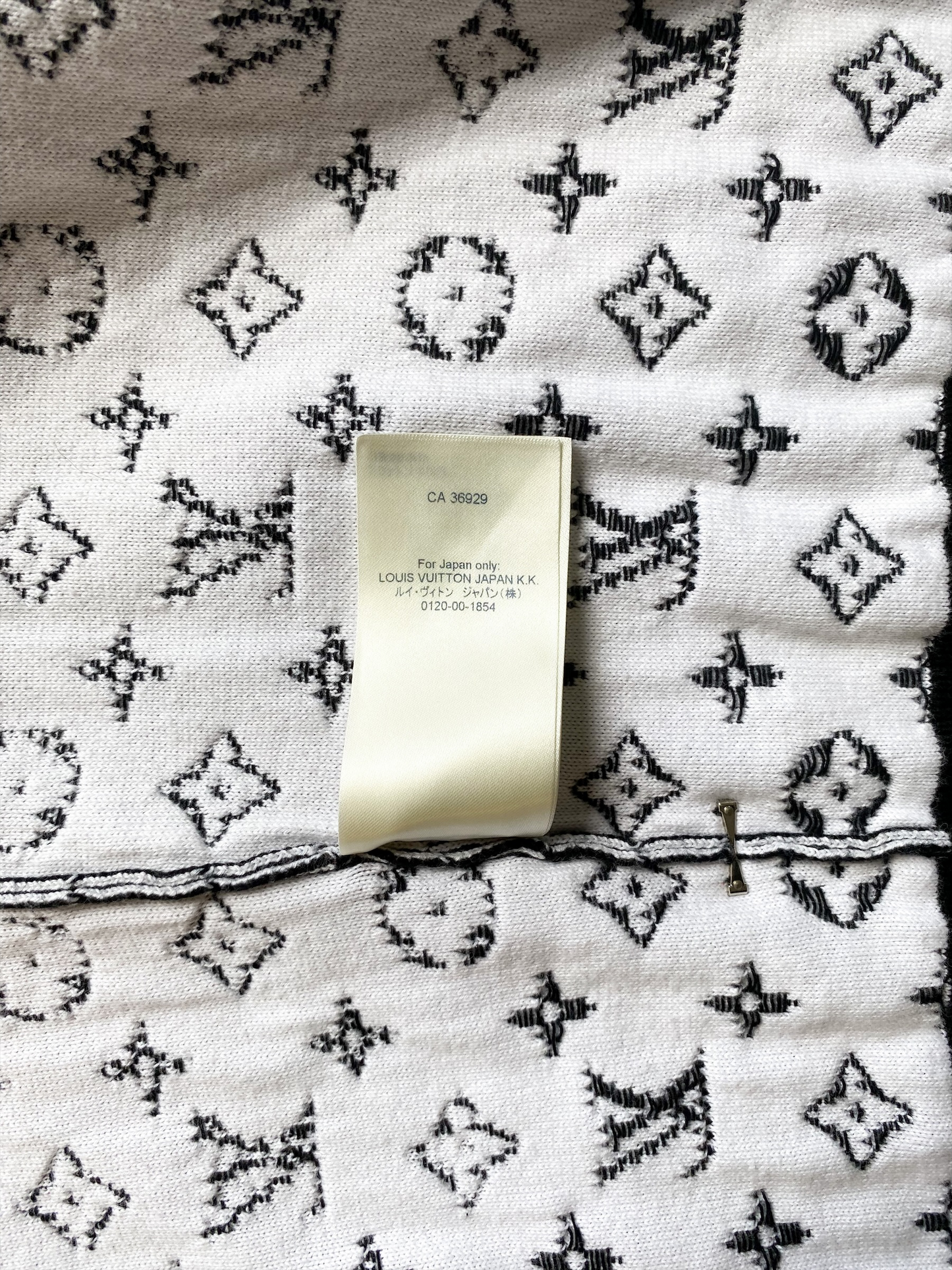 Louis Vuitton Black Monogram Gradient Sweater