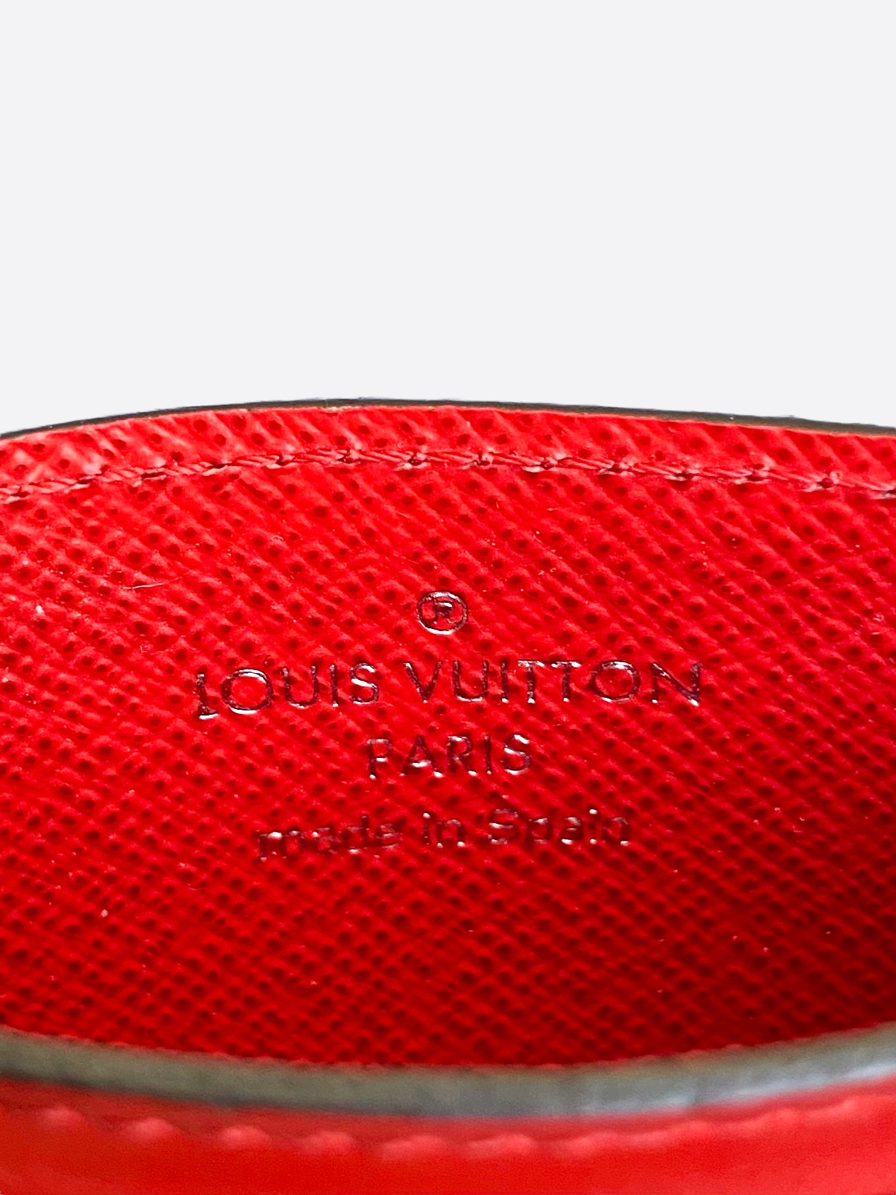 Louis Vuitton Supreme Red EPI Cardholder