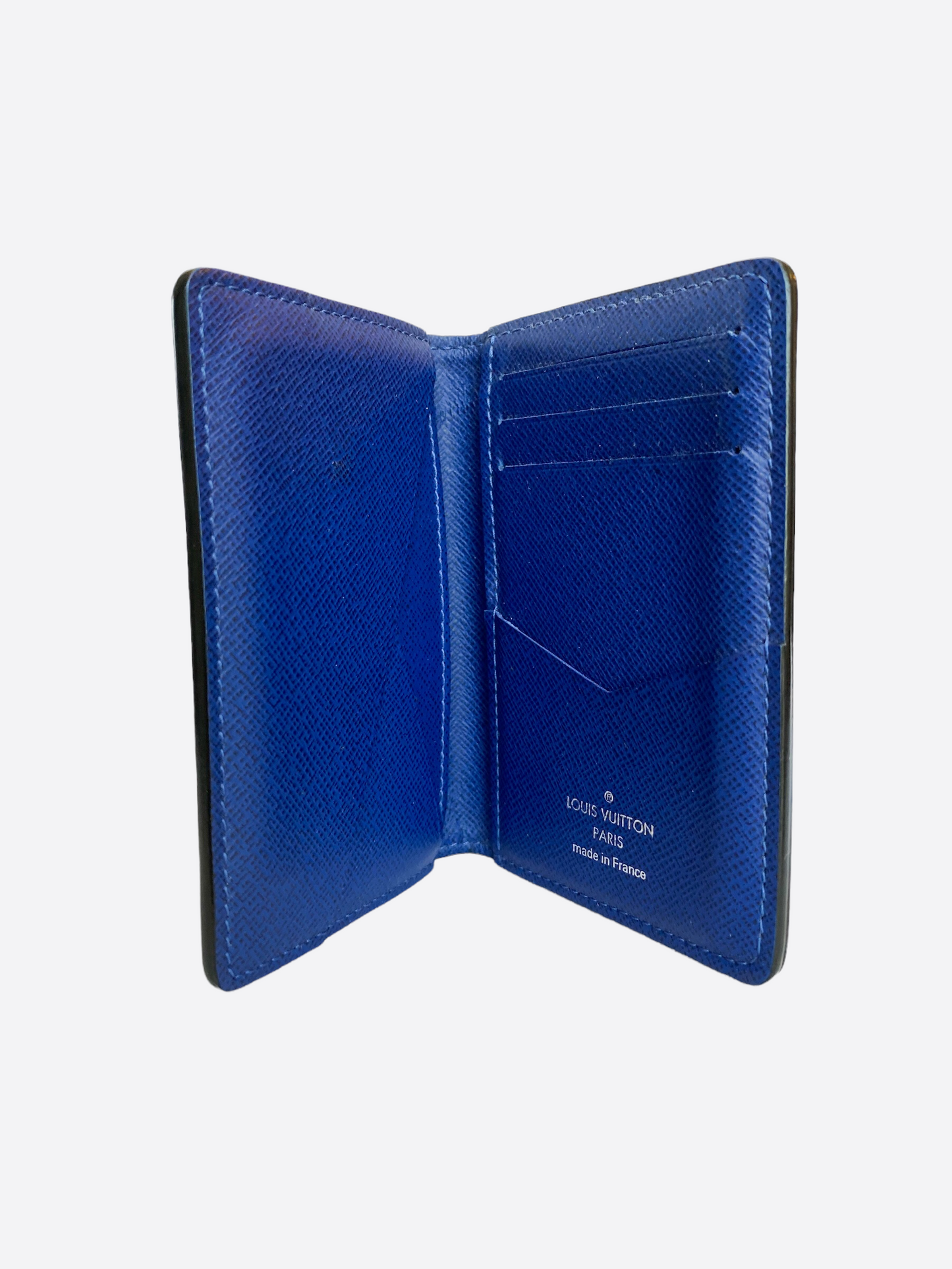 Louis Vuitton Blue Pacific Taiga Pocket Organizer