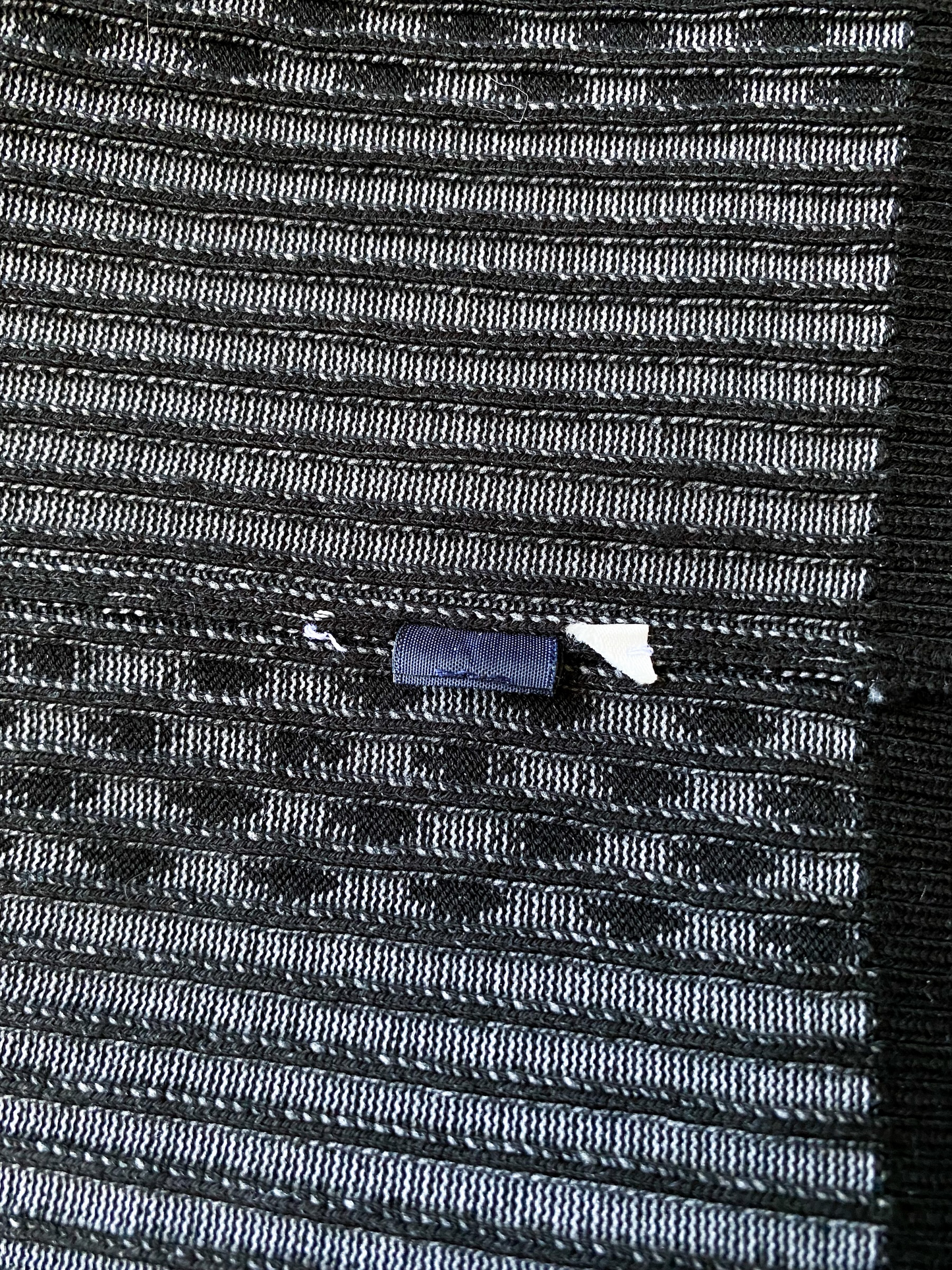 Louis Vuitton Black & Grey Distorted Giant Damier Sweater