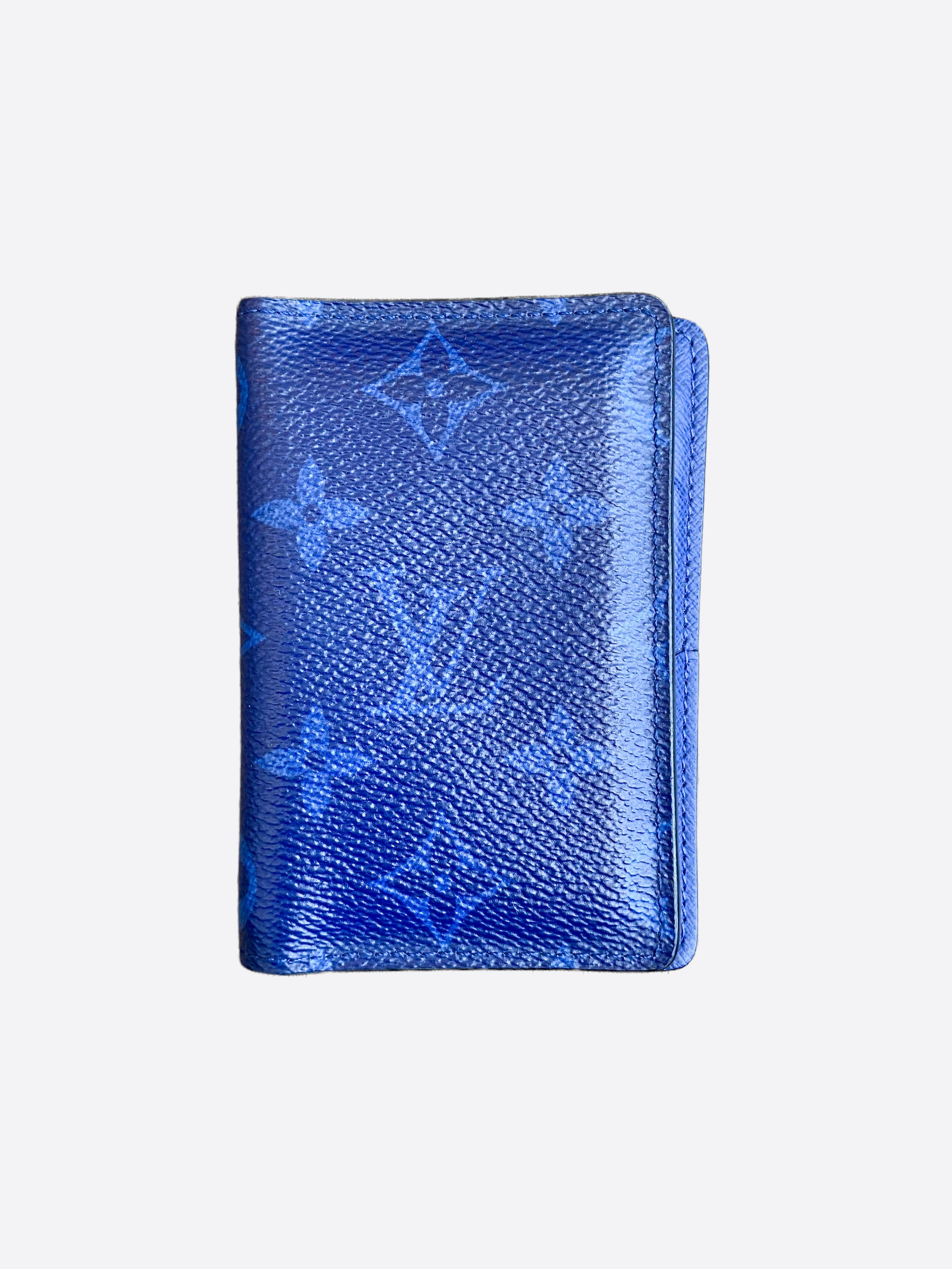 Louis Vuitton Blue Pacific Taiga Pocket Organizer