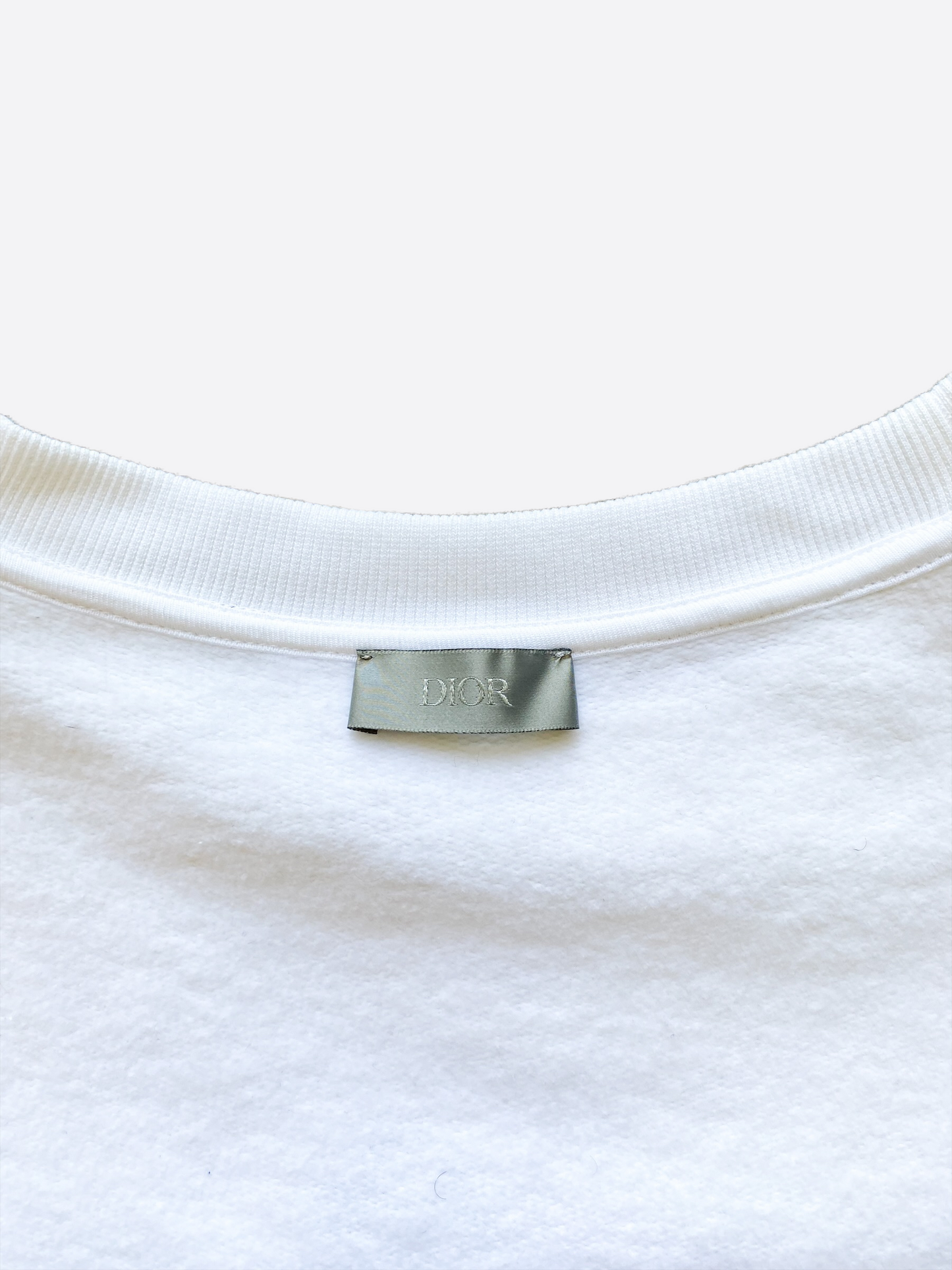 Dior Judy Blame White Pin Logo Sweater