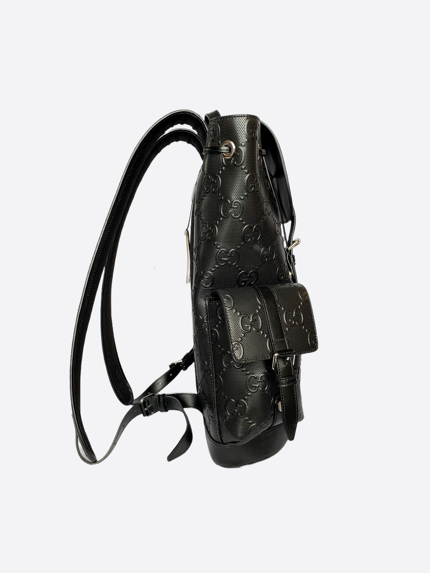 Gucci GG Embossed Leather Backpack