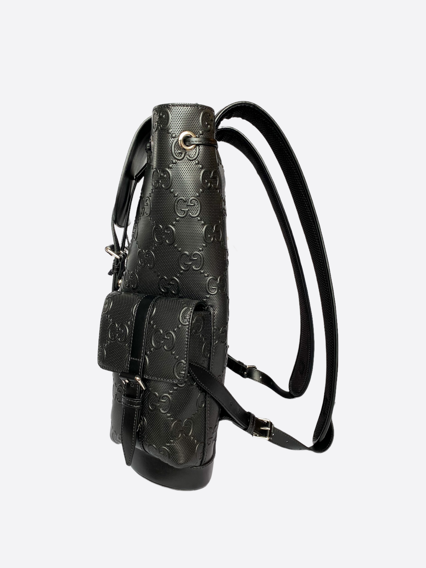 Gucci GG Embossed Leather Backpack