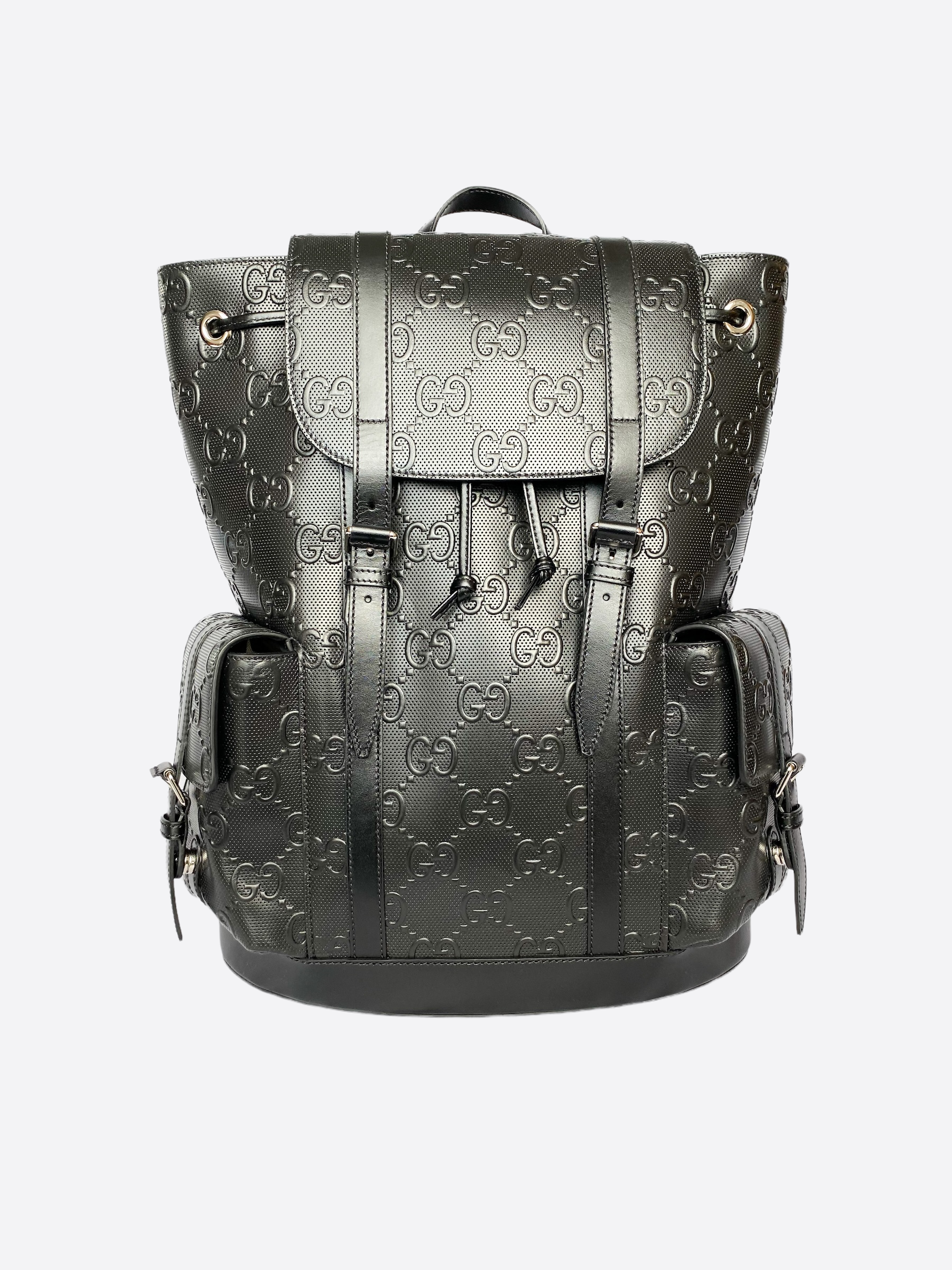 Gucci Brown Velvet GG Monogram Backpack – Savonches