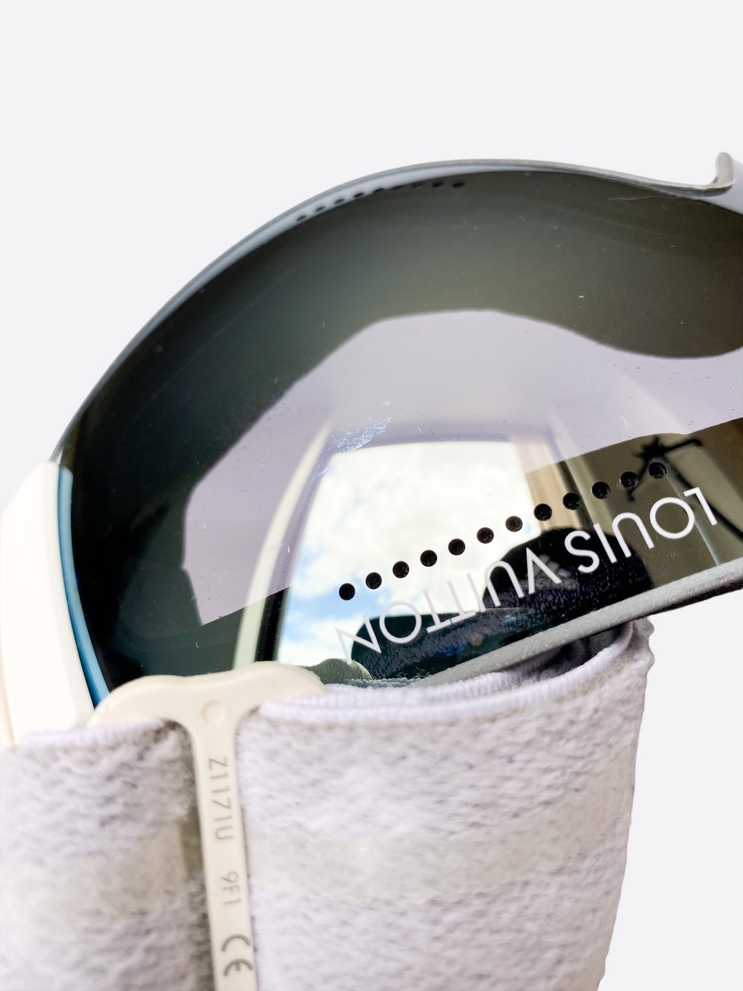 Louis Vuitton White Monogram Ski Goggles