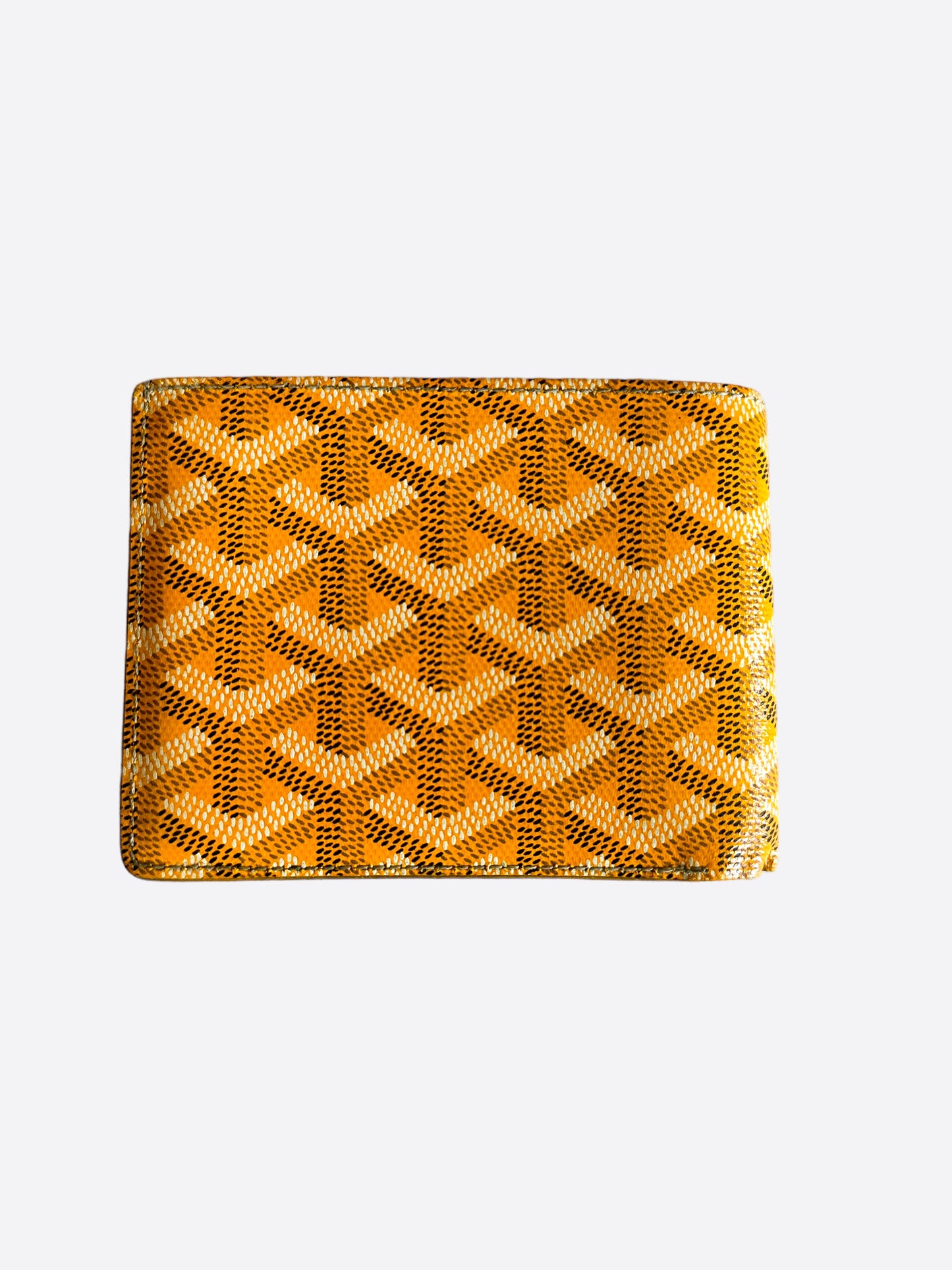 Goyard Yellow Victoire Bifold Wallet