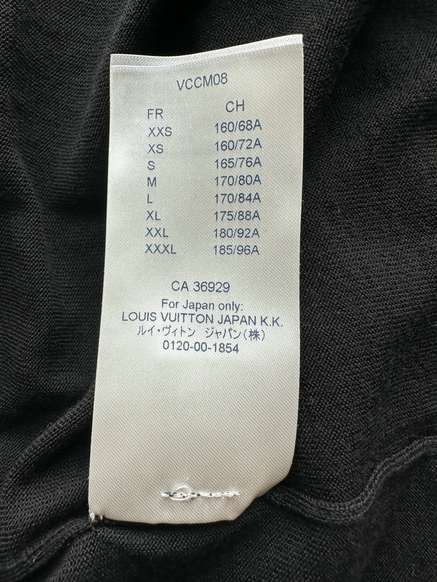 Louis Vuitton Black Barcode & Earth T-Shirt