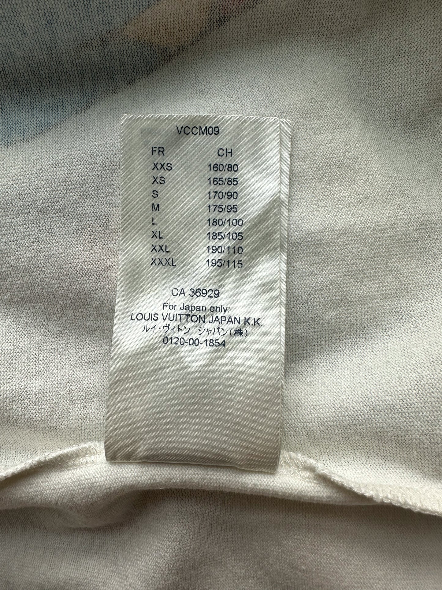 Louis Vuitton White Burning House T-Shirt