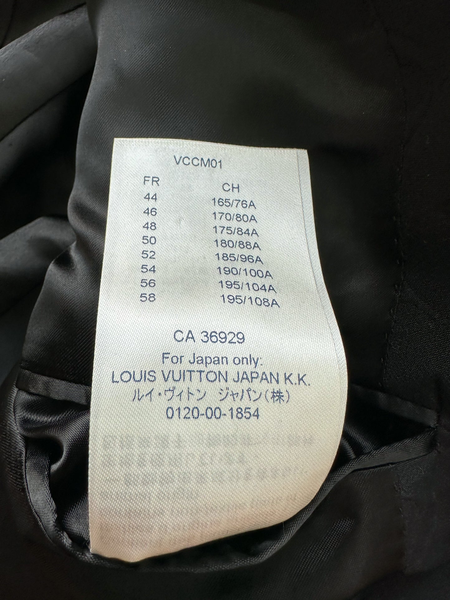 Louis Vuitton Black Monogram Blazer Jacket