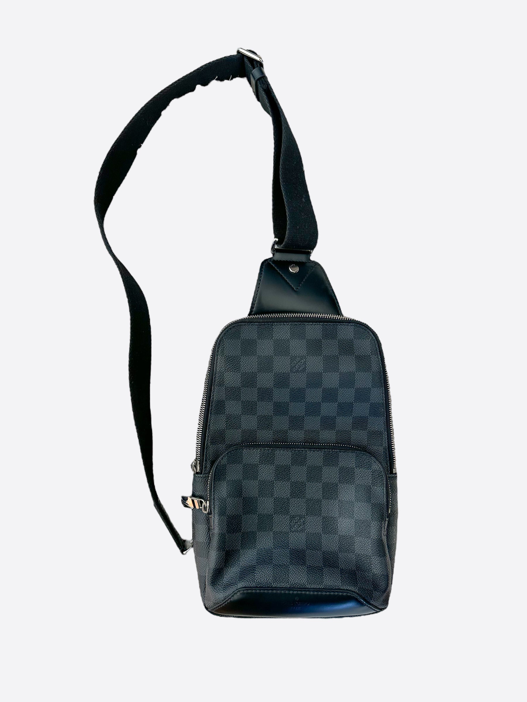 Louis Vuitton Mens Avenue Sling Bag Damier