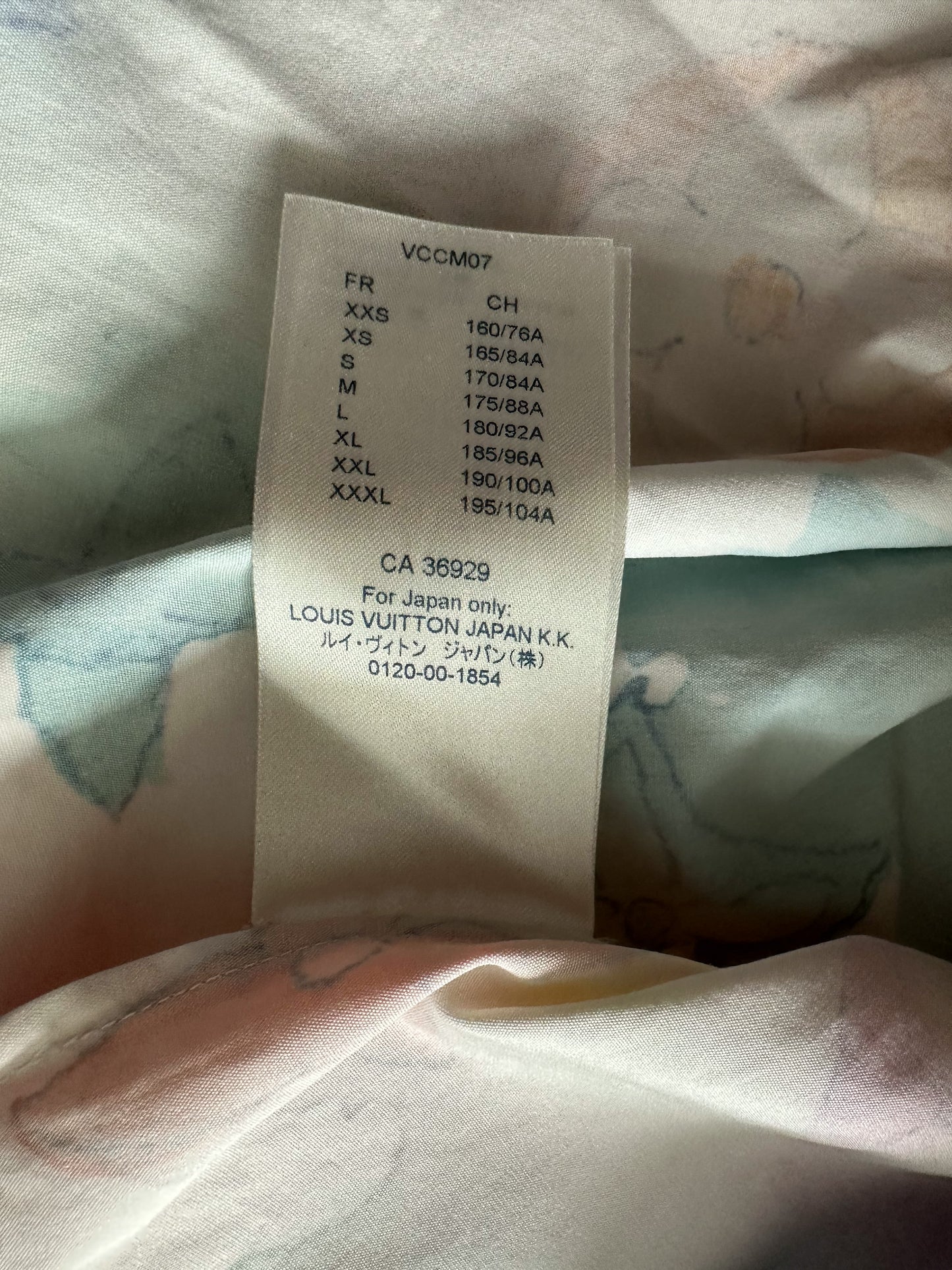 Louis Vuitton Watercolor Monogram Button Up Shirt