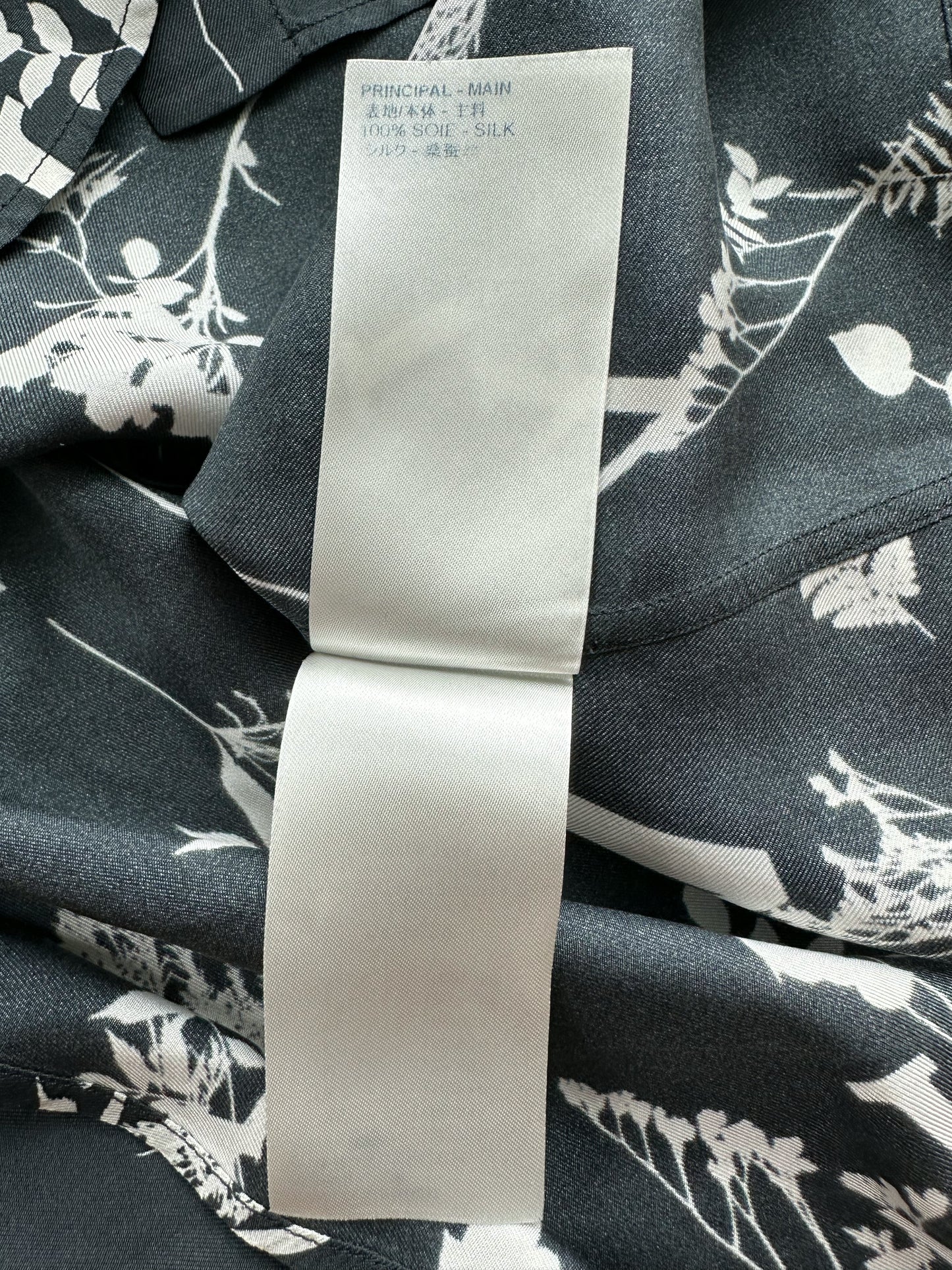 Louis Vuitton Silk Leaf Button Up Shirt
