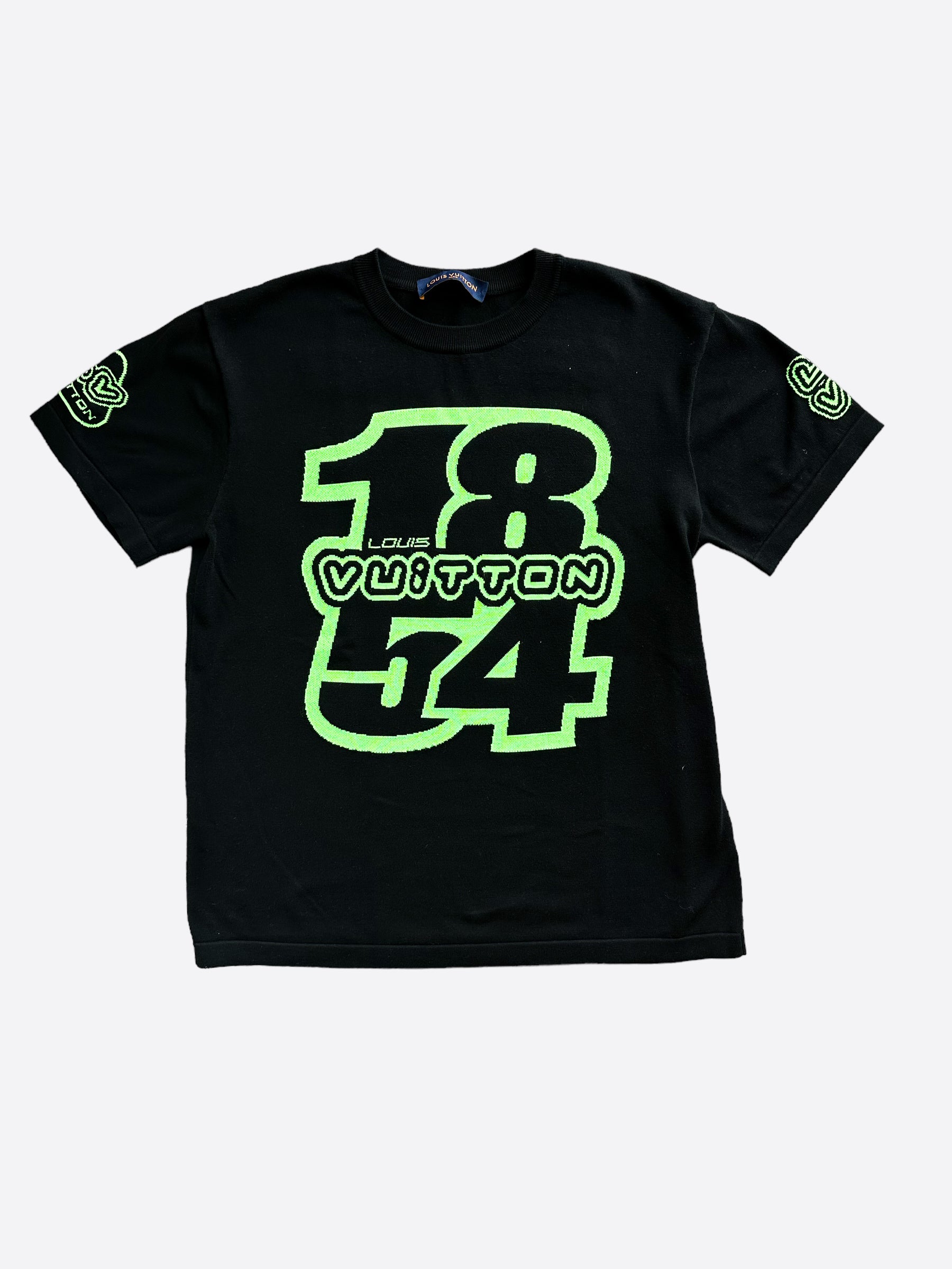 Louis Vuitton Black Green 1854 Knit T-Shirt – Savonches