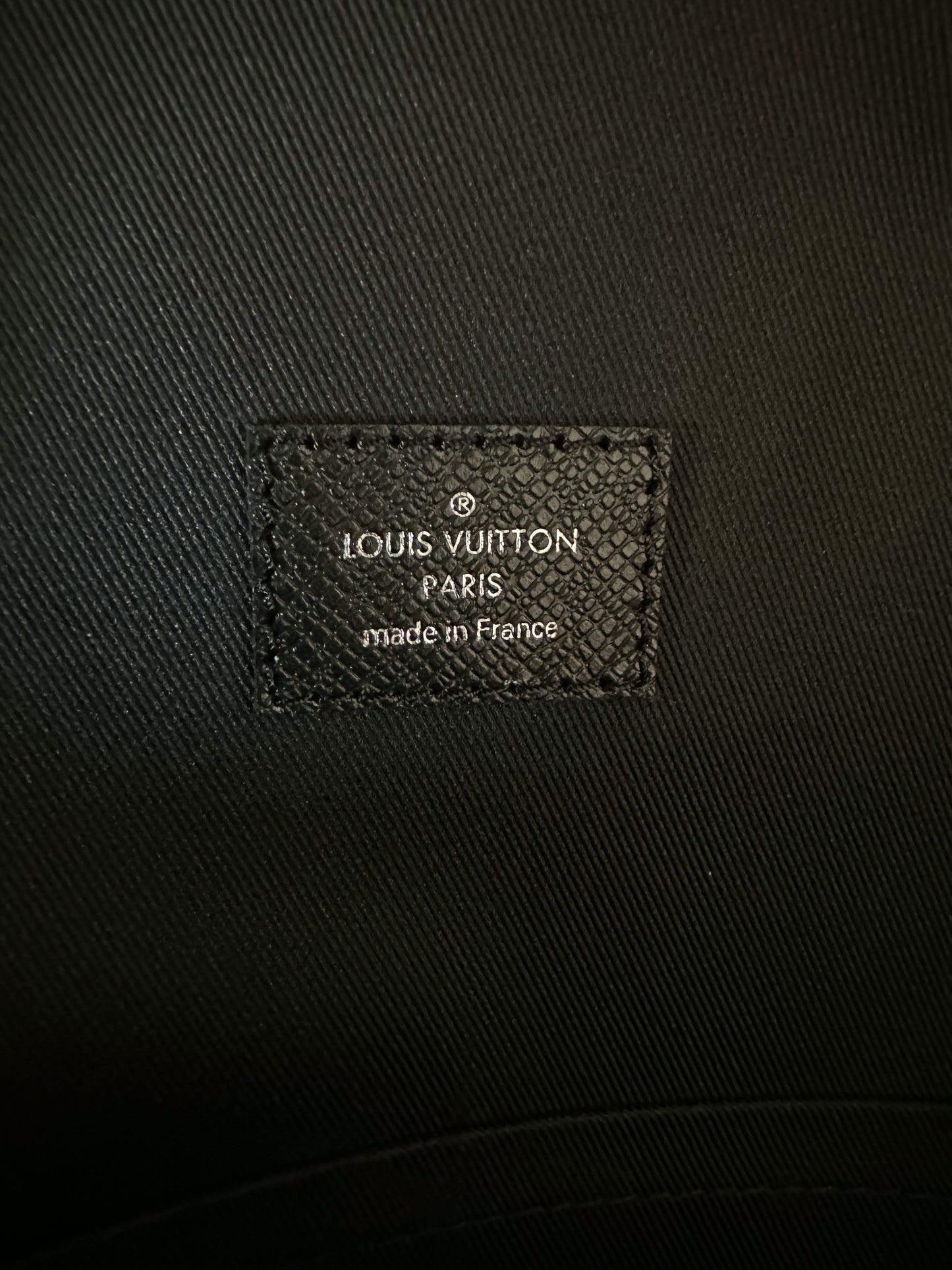 Louis Vuitton Black Leather Monogram Discovery Backpack
