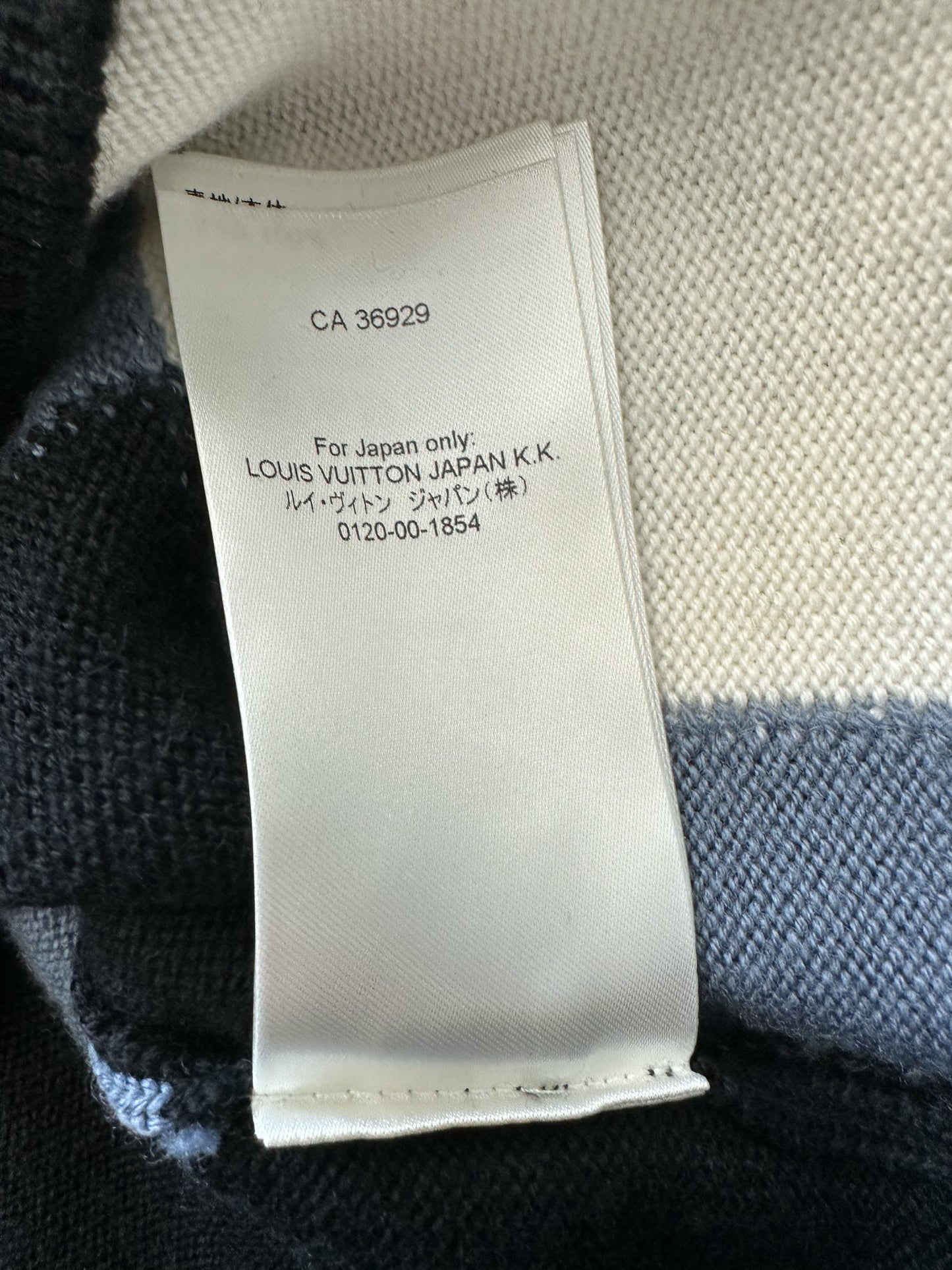 Louis Vuitton Black Pixel Logo Knit Sweater