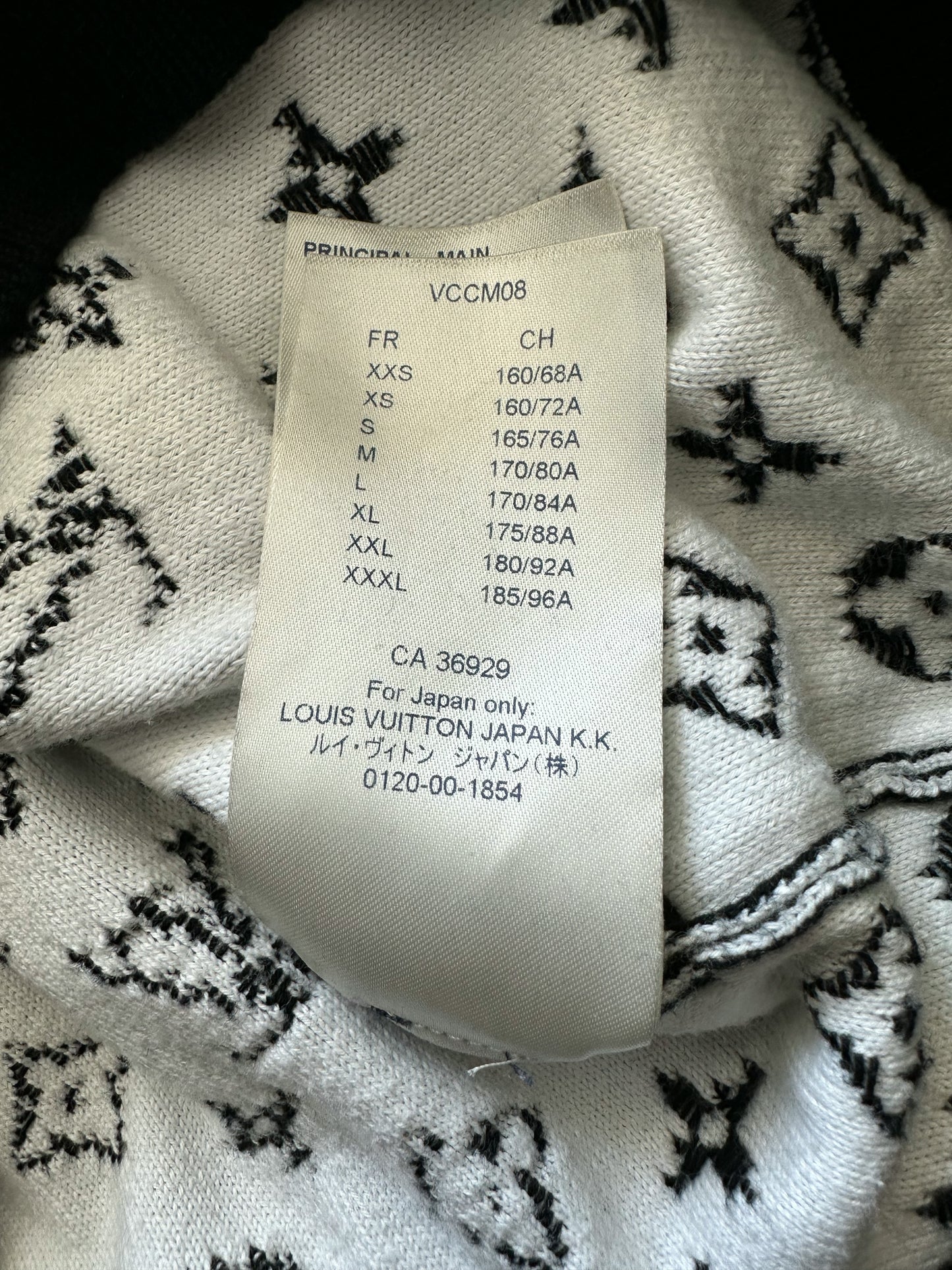 Louis Vuitton Black Gradient Monogram Sweater