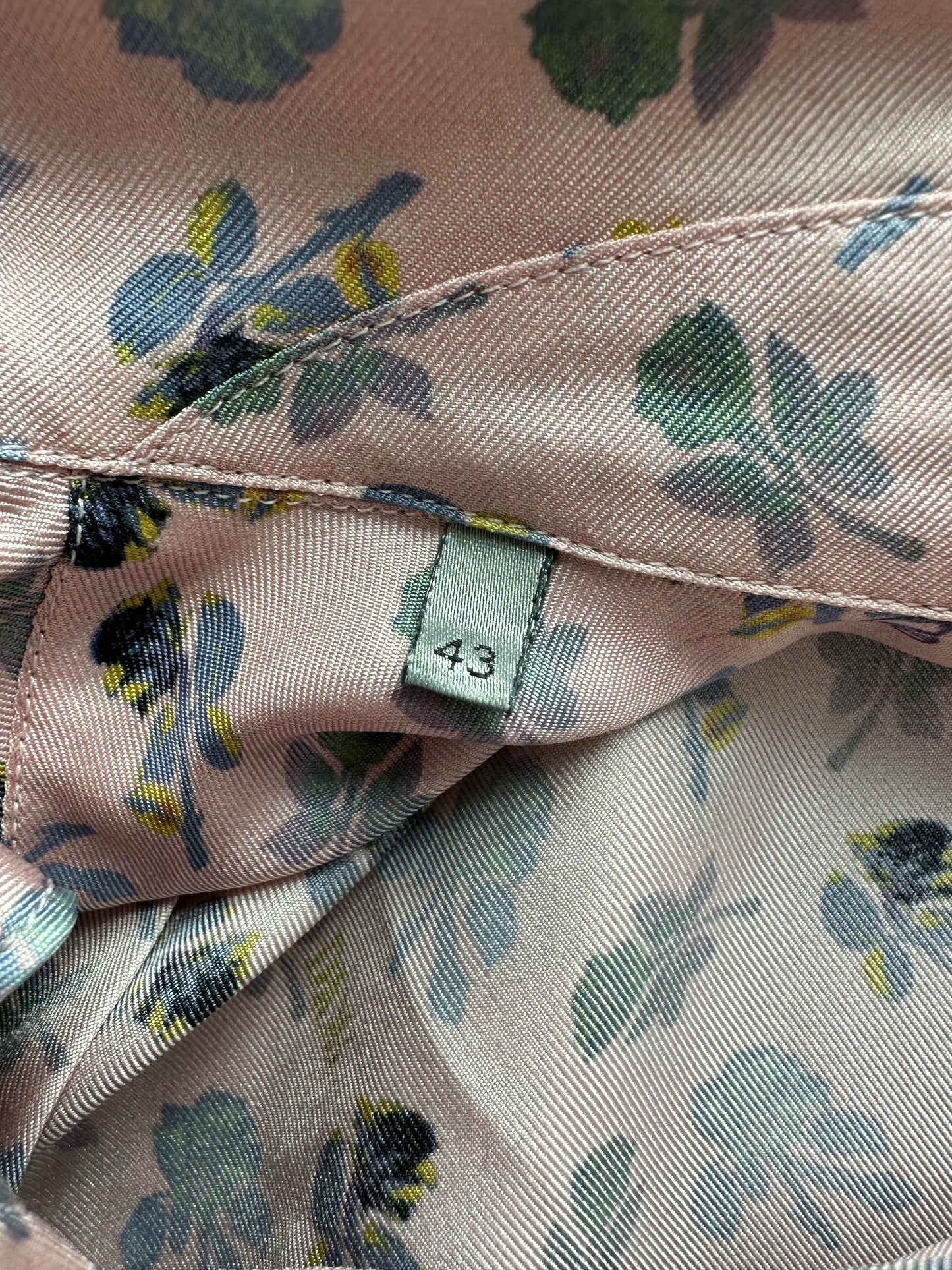 Dior Alex Foxton Pink Floral Button Up Shirt