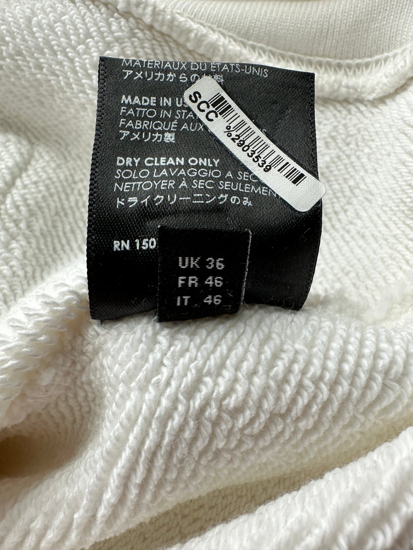 Amiri White Banana Tree Graphic Hoodie