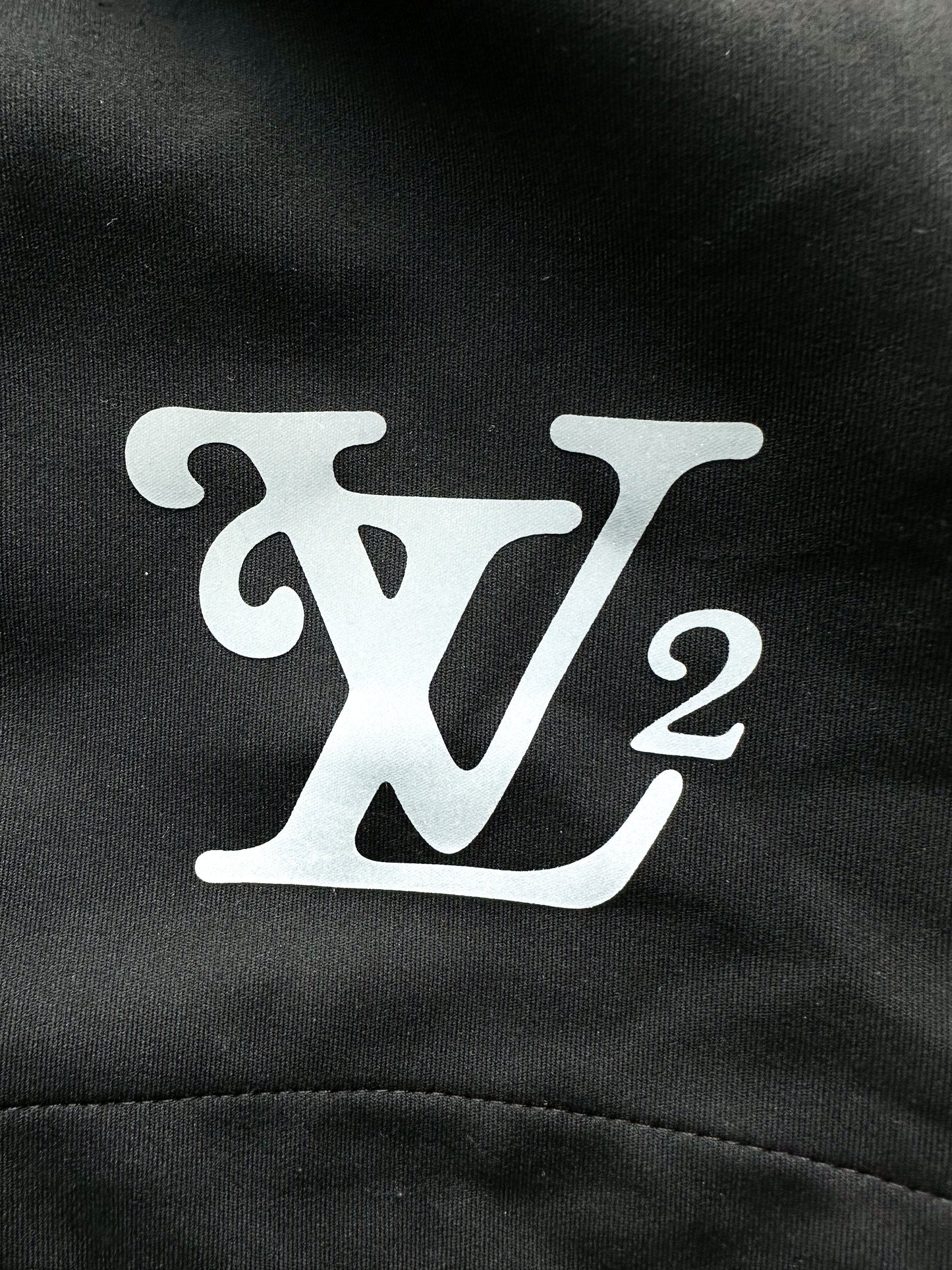 Louis Vuitton Nigo Black Logo Zip Up Windbreaker