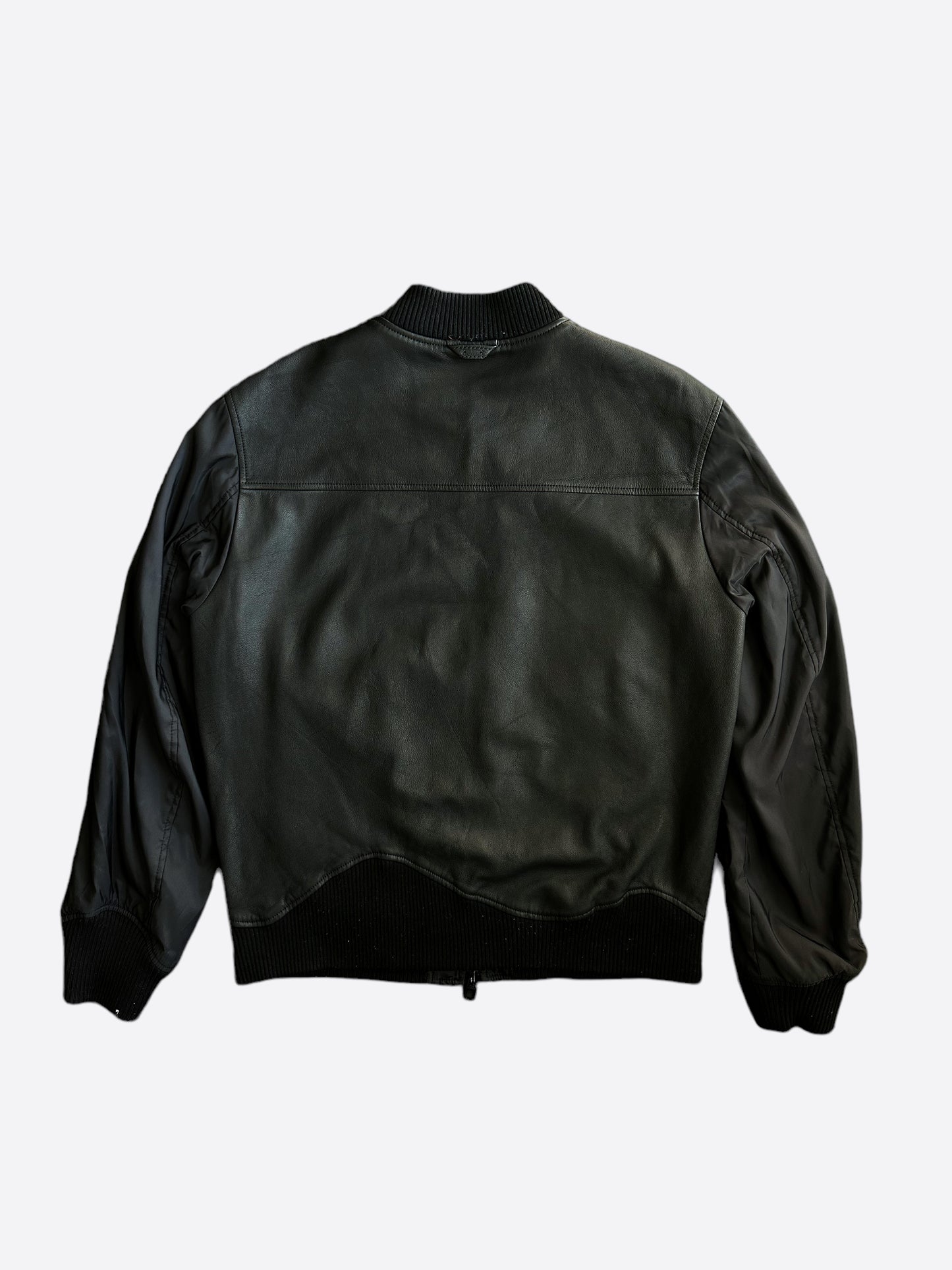 Louis Vuitton Black Monogram Reversible Leather Jacket