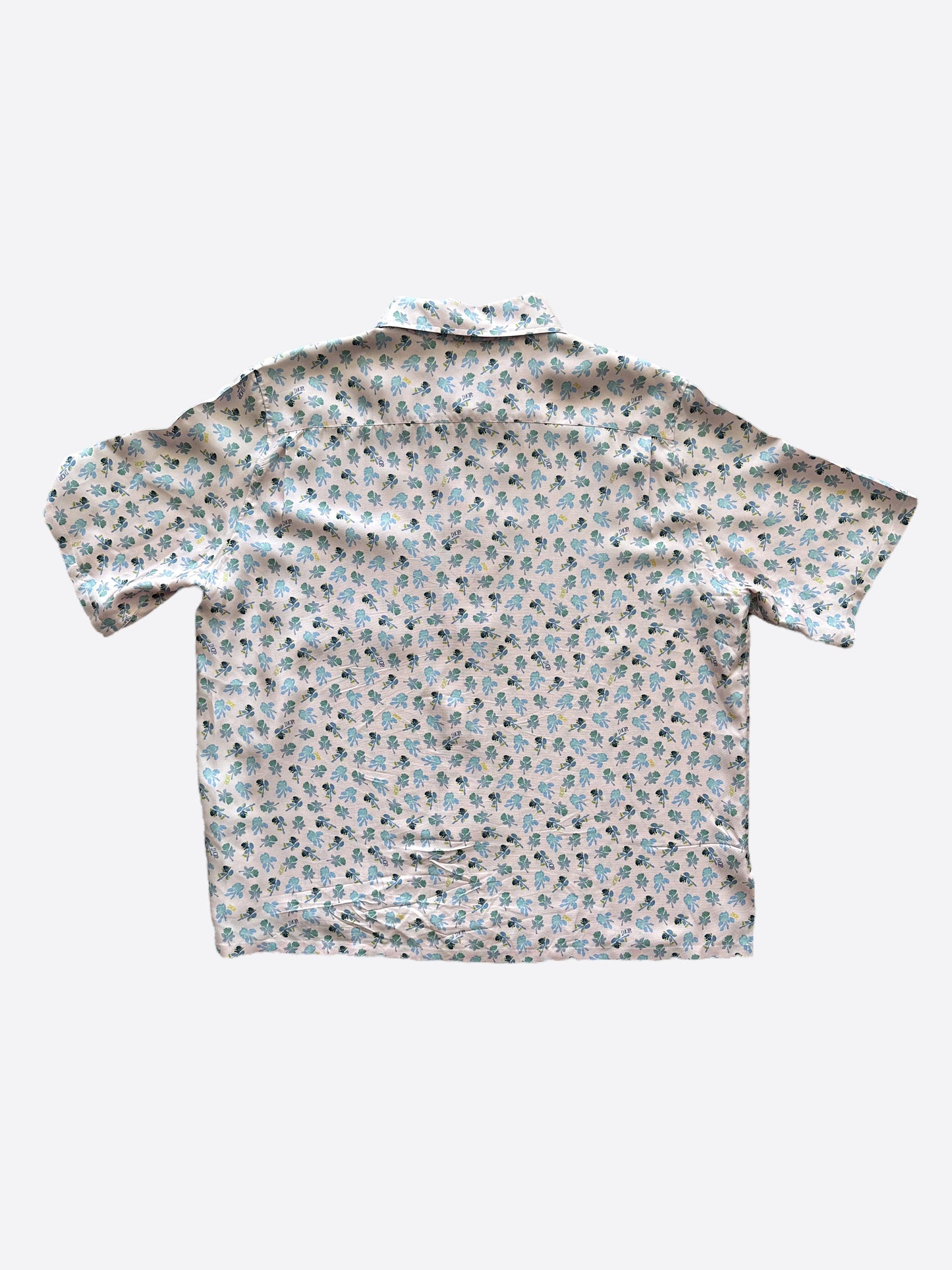 Dior Alex Foxton Pink Floral Button Up Shirt