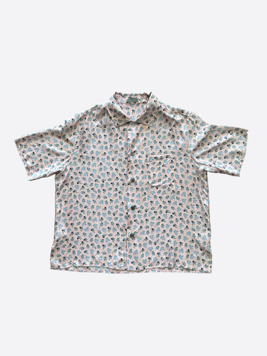 Dior Alex Foxton Pink Floral Button Up Shirt