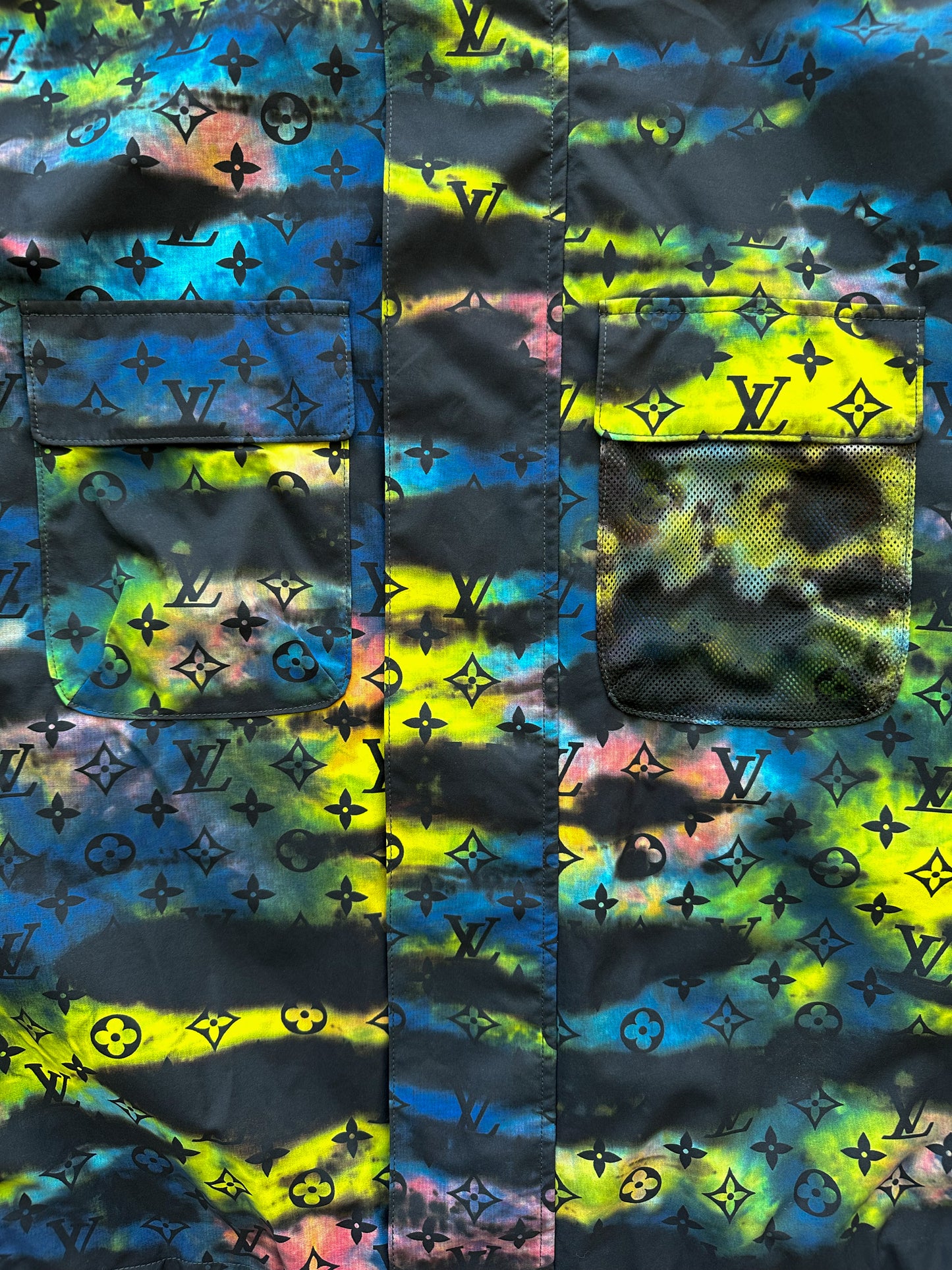 Louis Vuitton Tie-Dye Camo Monogram Windbreaker