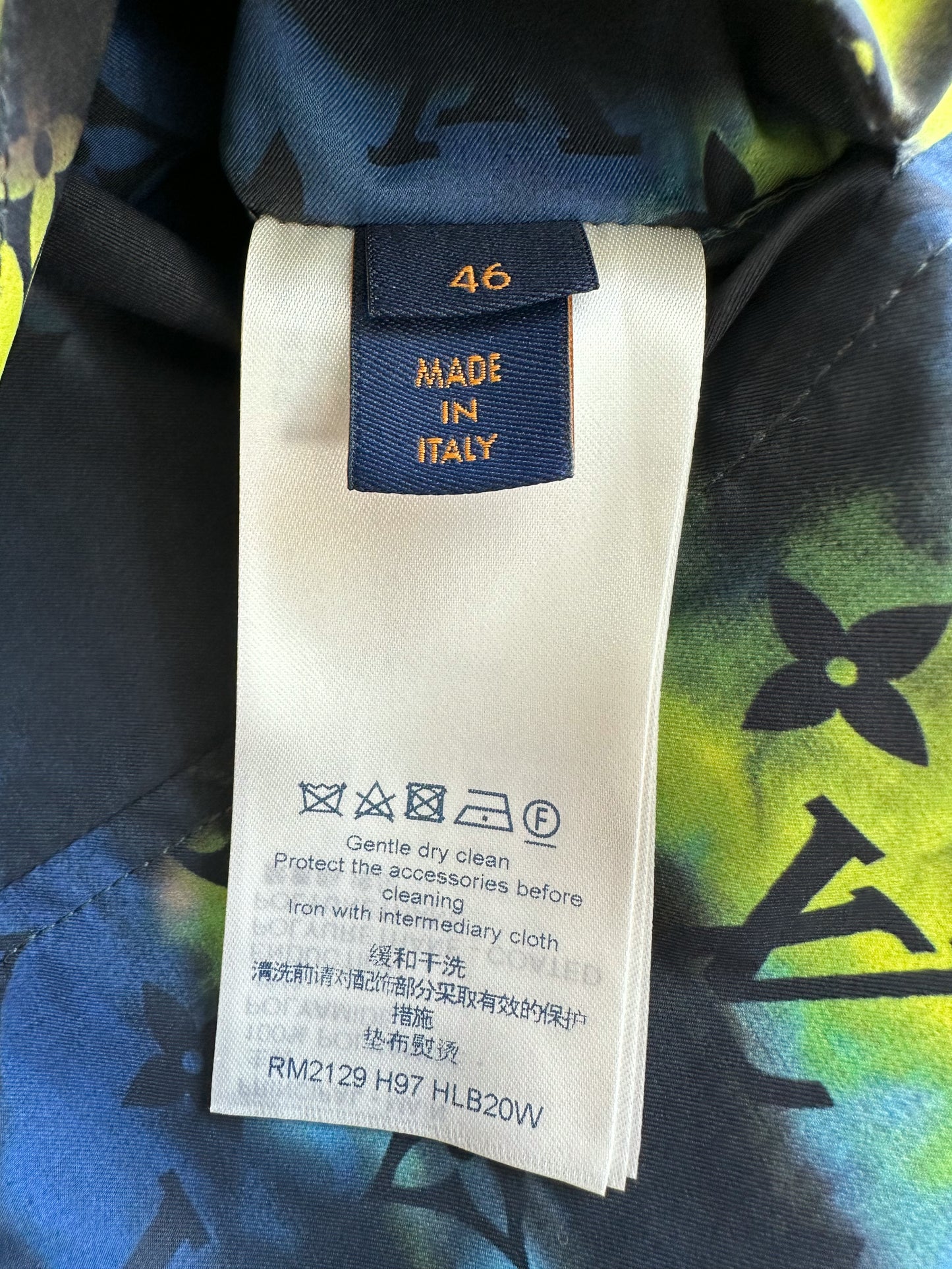 Louis Vuitton Tie-Dye Camo Monogram Windbreaker