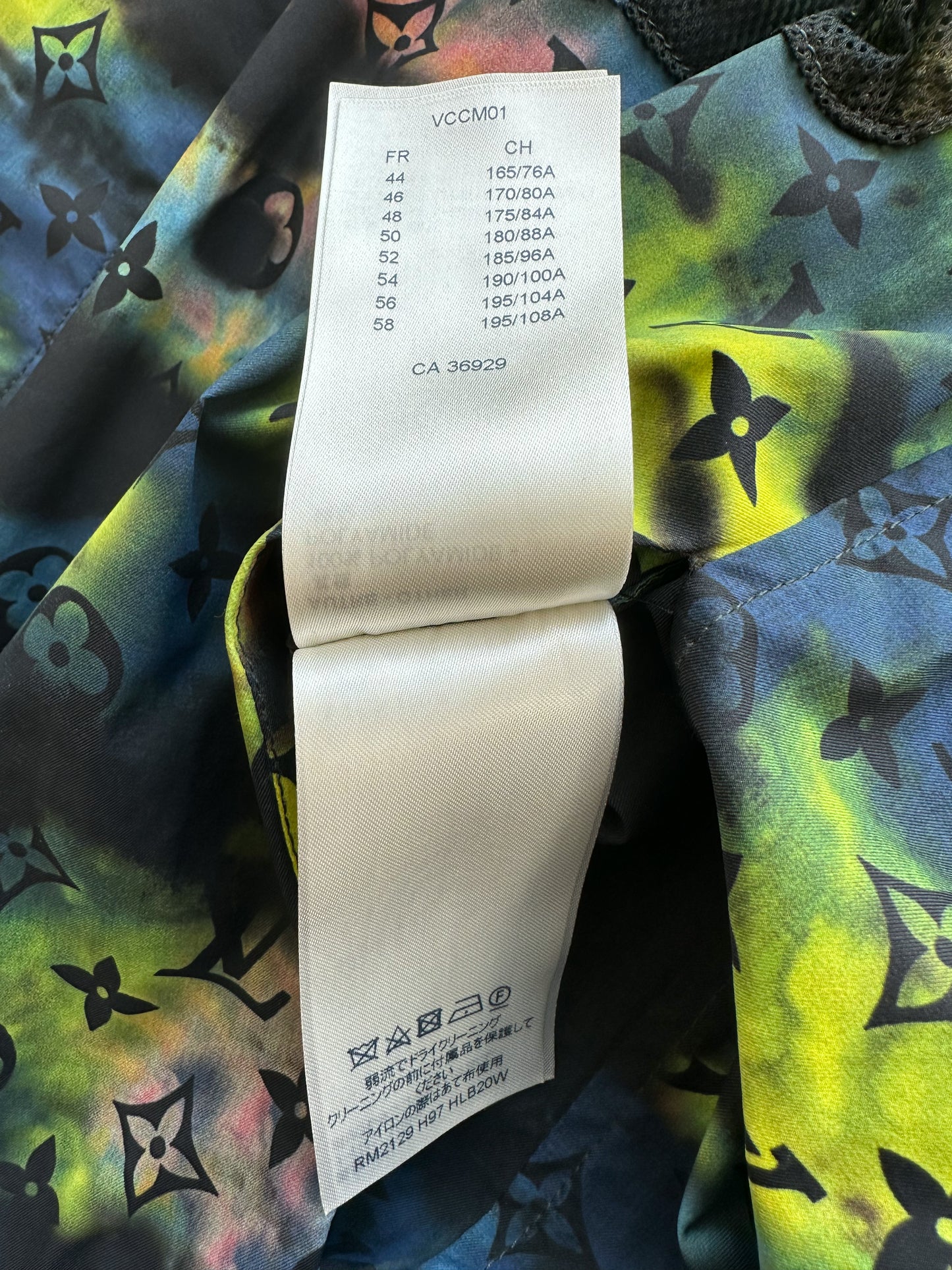 Louis Vuitton Tie-Dye Camo Monogram Windbreaker