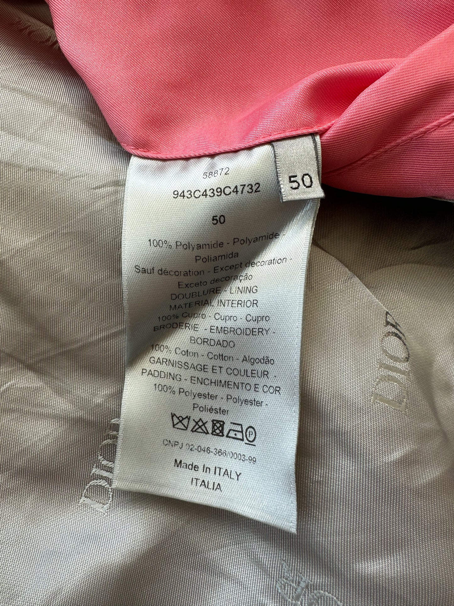 Dior Daniel Arsham Pink Logo Bomber Jacket
