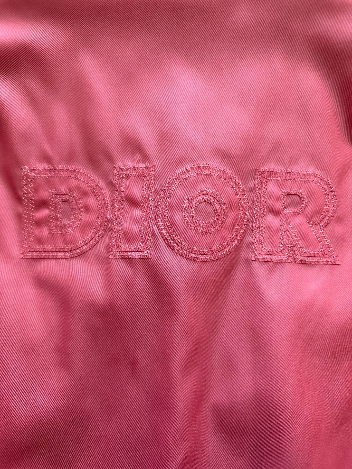 Dior Daniel Arsham Pink Logo Bomber Jacket