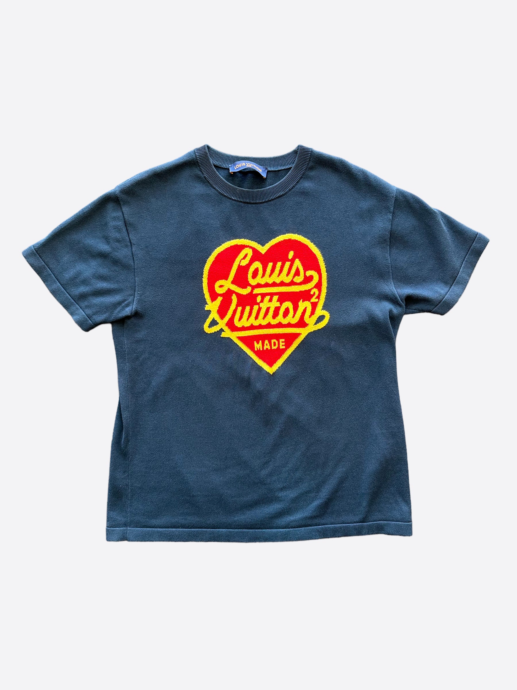 Louis Vuitton Nigo Heart Intarsia T-Shirt – Savonches