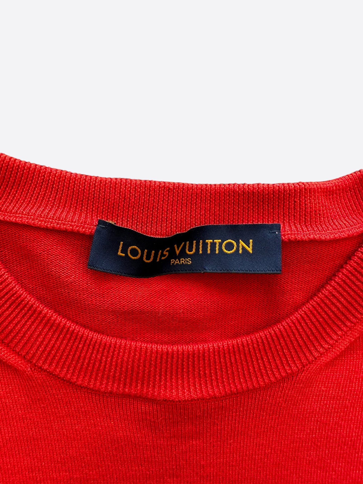 Louis Vuitton Red Graphic Logo T-Shirt