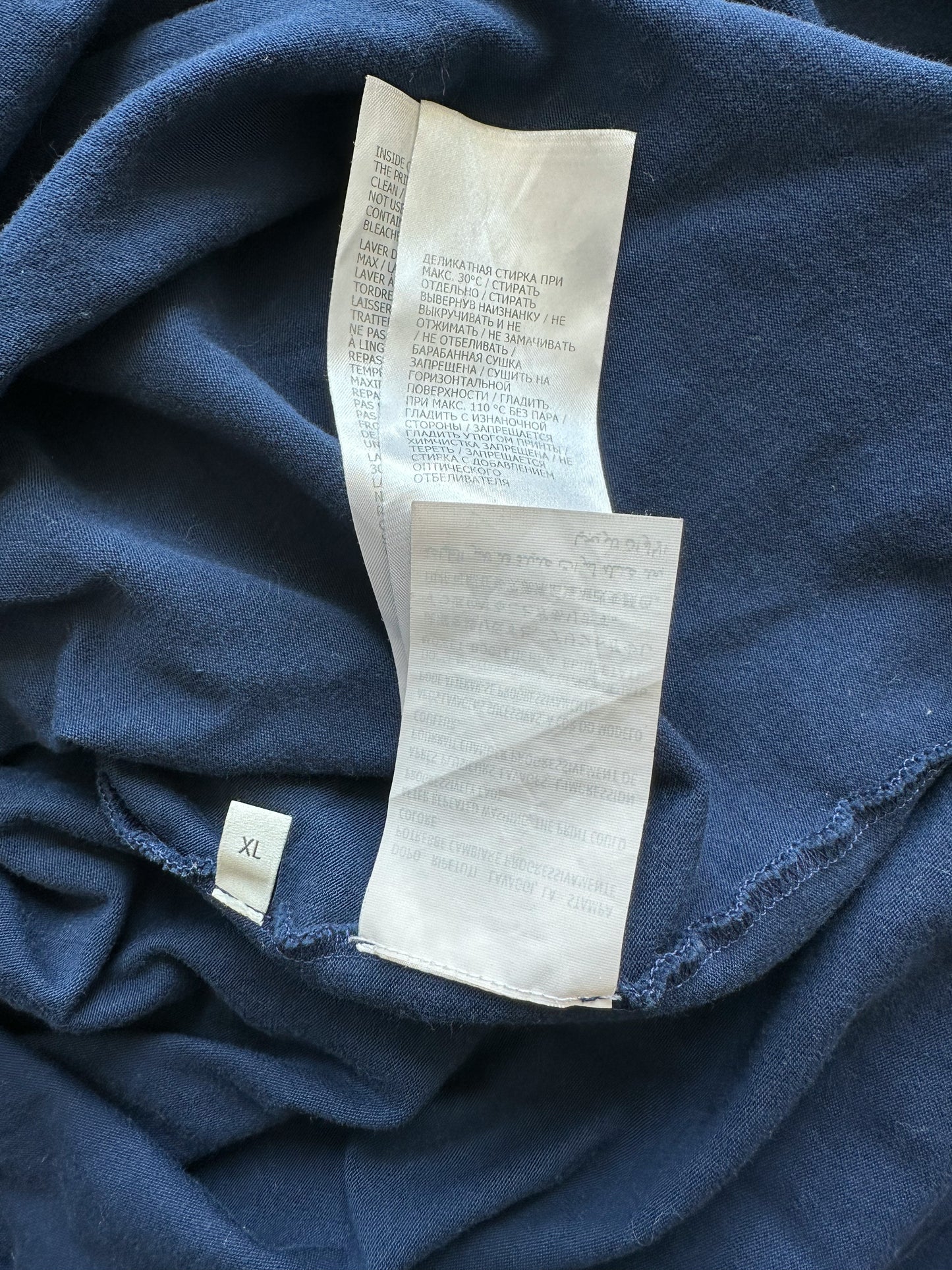 Gucci Blue & Yellow Interlocking Logo T-Shirt