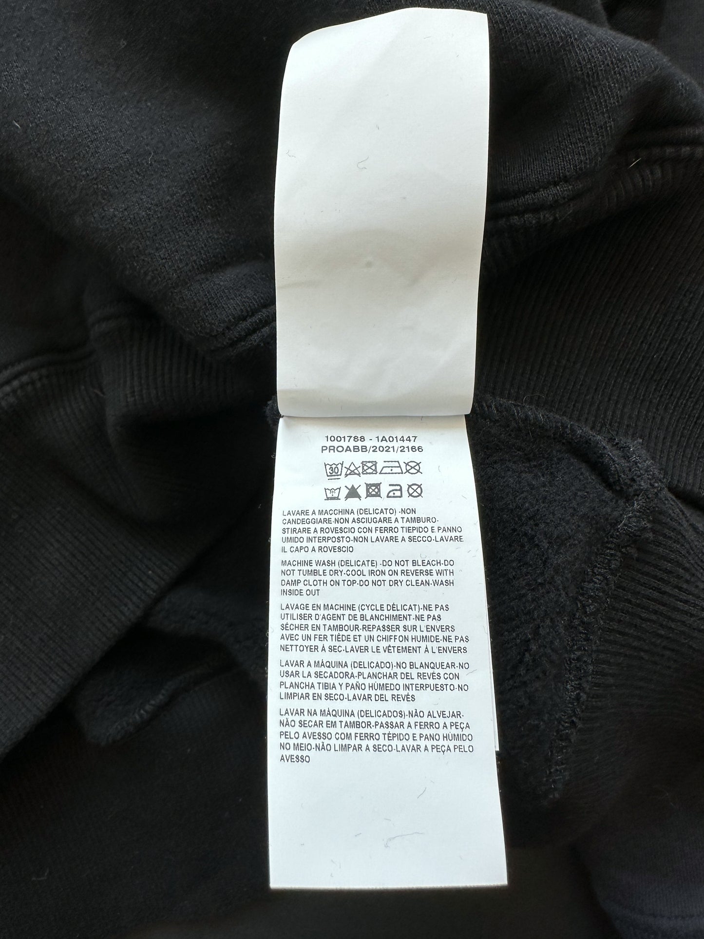 Versace Black & Blue Arm Print Hoodie