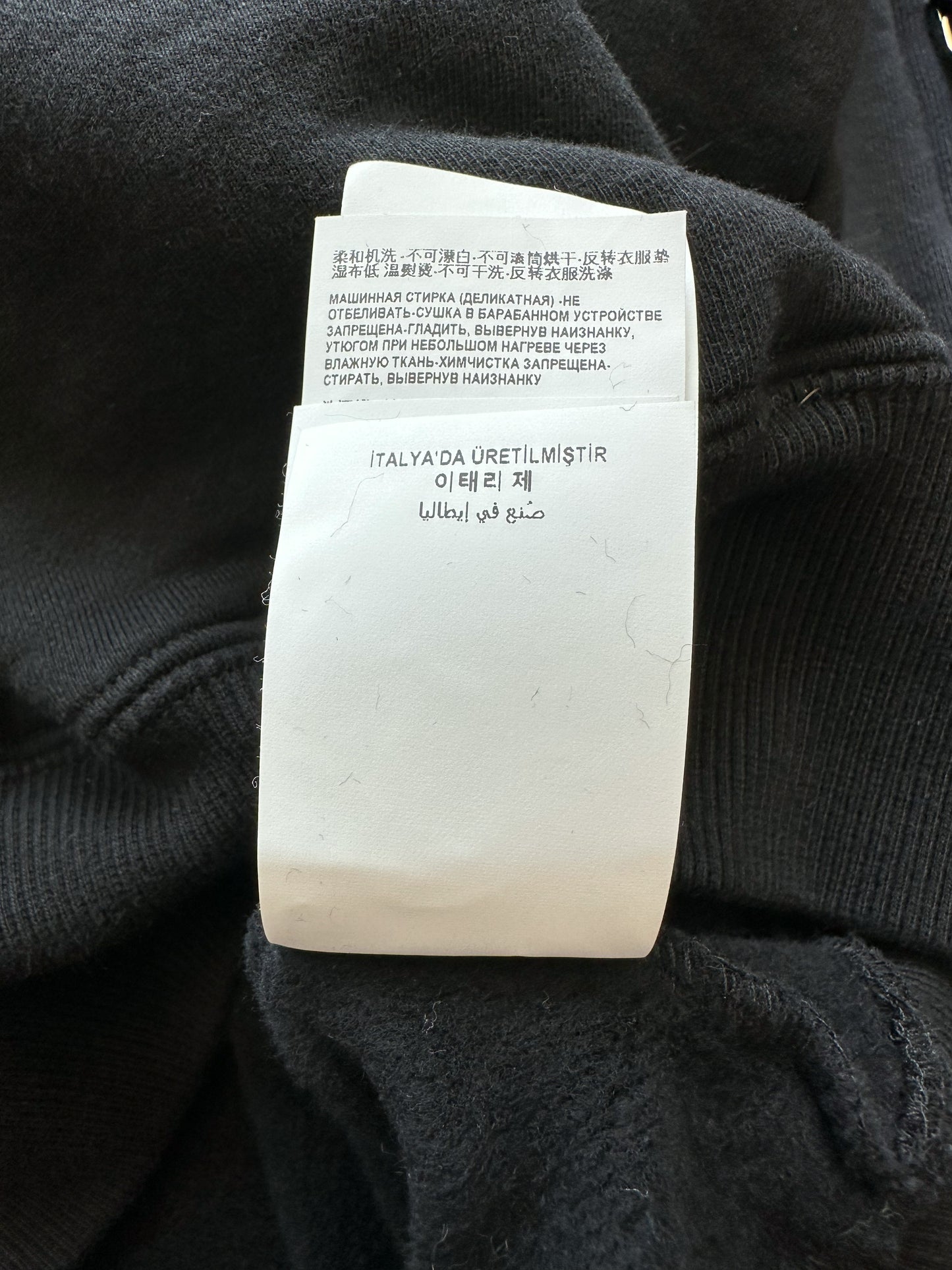 Versace Black & Blue Arm Print Hoodie