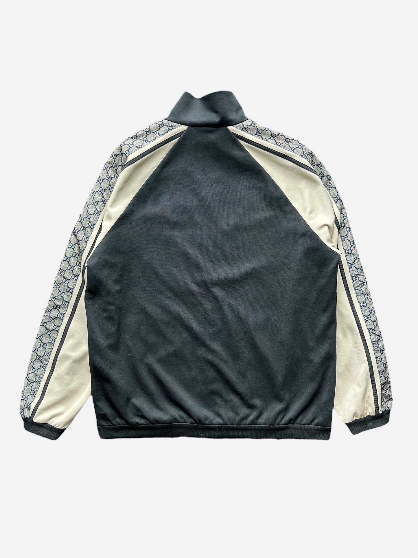 Gucci Black GG Monogram Striped Jacket
