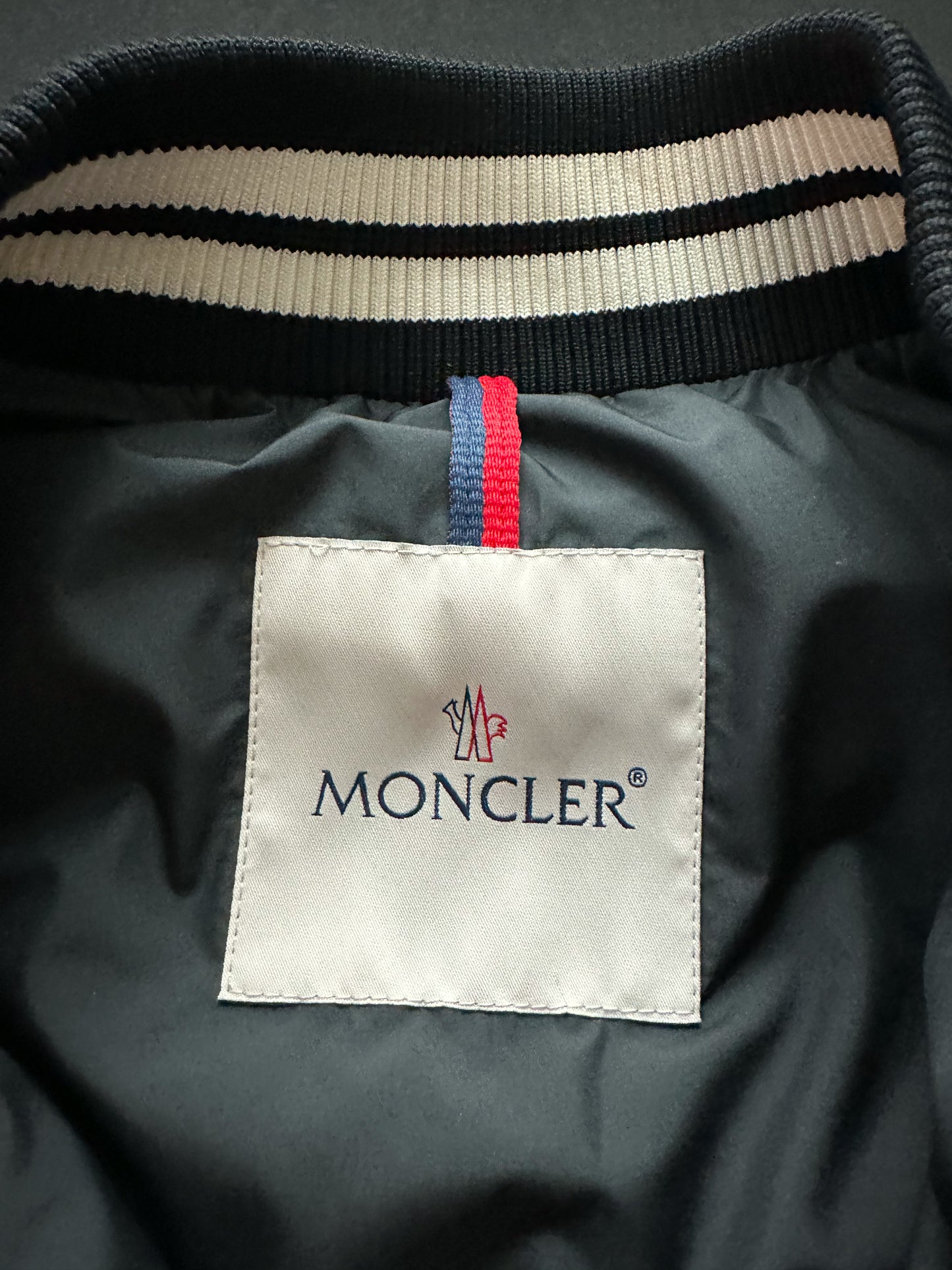 Moncler Black & White Ventoux Varsity Jacket