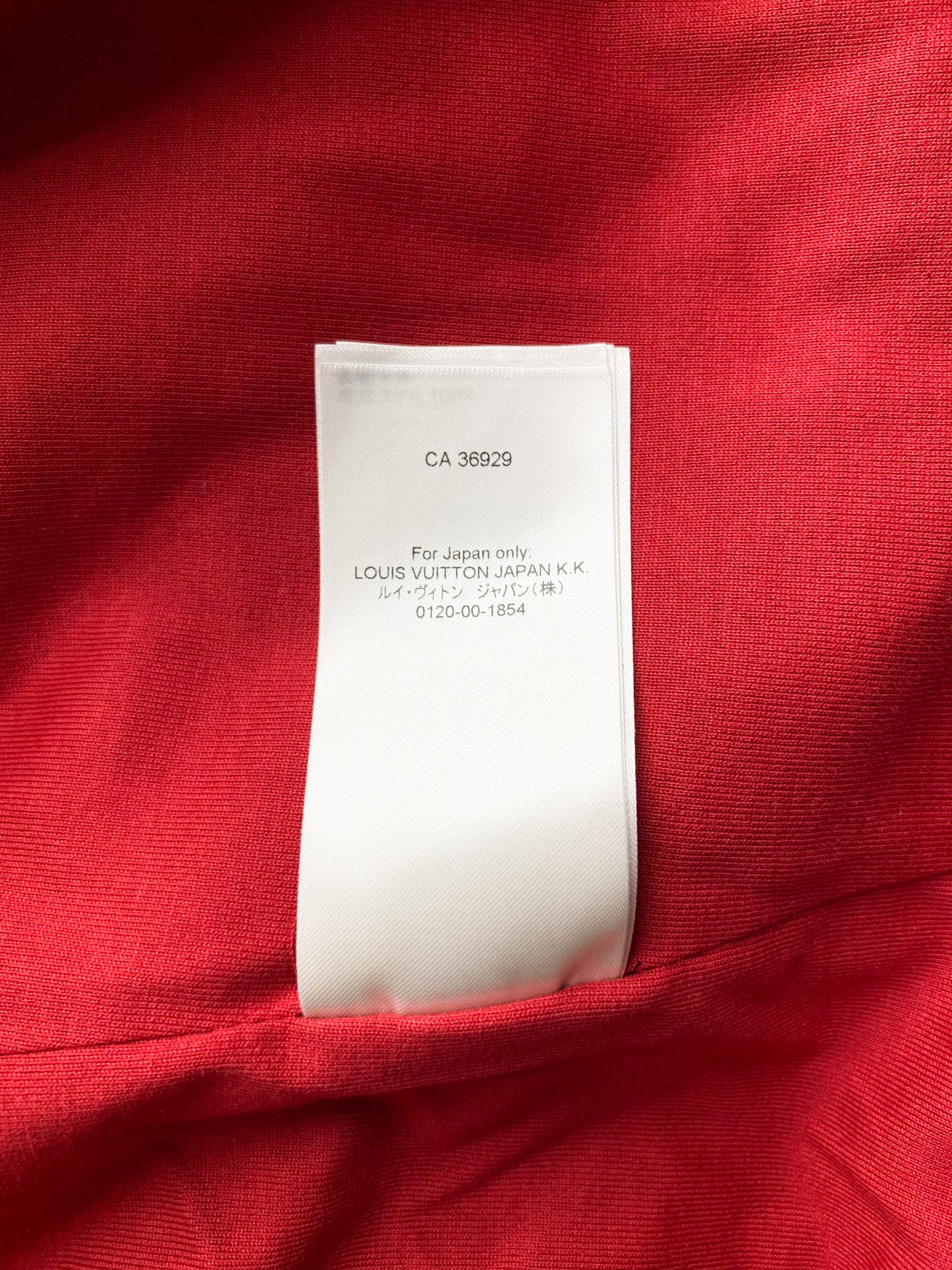 Louis Vuitton Nigo Red Checkered Fleece Jacket