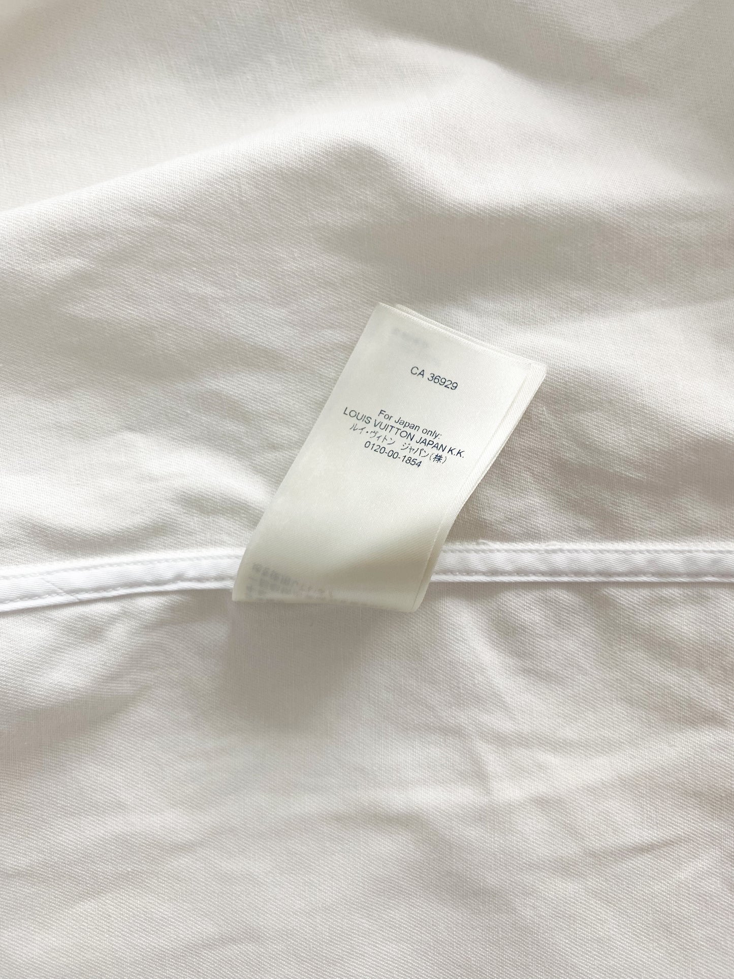 Louis Vuitton White NBA Short Sleeve Button Up Shirt