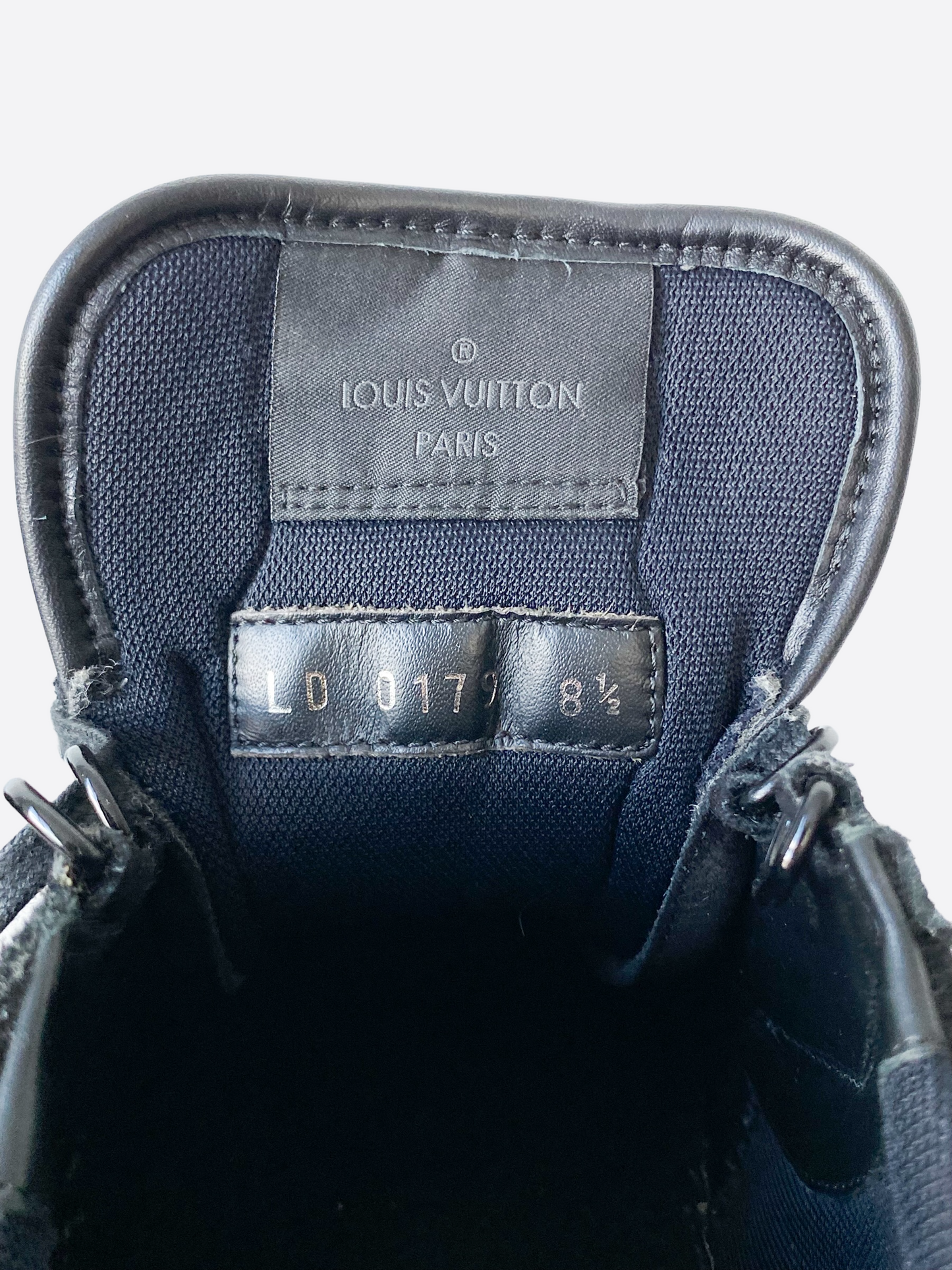 Louis Vuitton Black Suede Employee Exclusive Trainers
